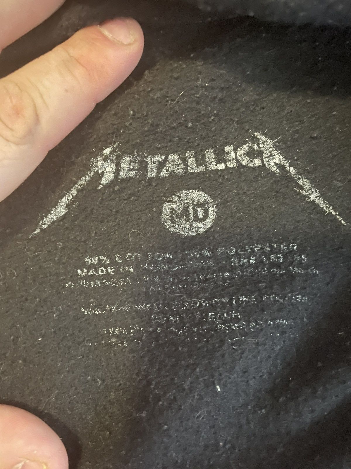 Other Metallica Men’s Sanitarium Hooded Sweatshirt Black Size Med Size US M / EU 48-50 / 2 - 2 Thumbnail