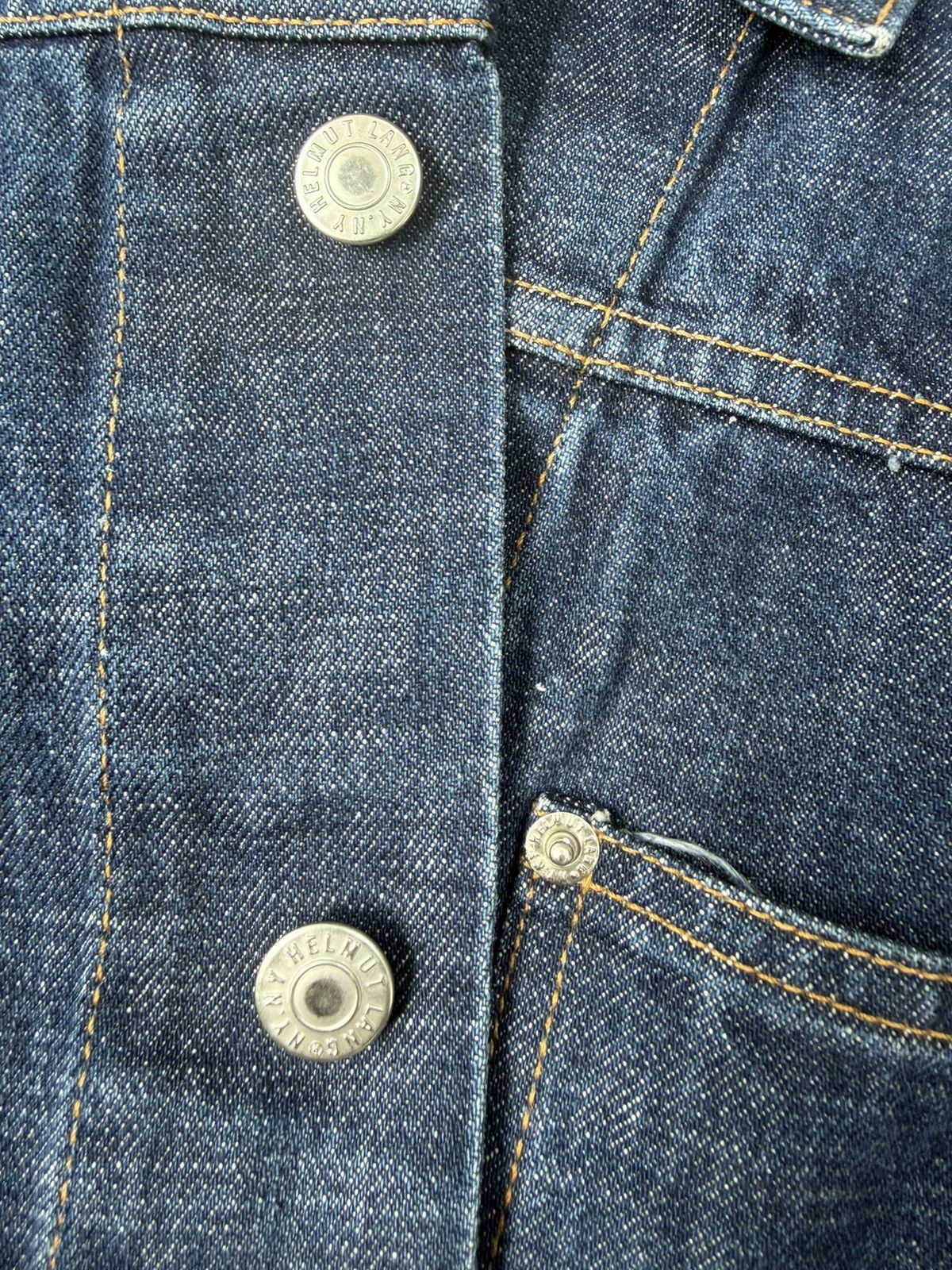 Helmut Lang Helmut Lang 1-Pocket Raw Denim Jacket - S/S97 Size US M / EU 48-50 / 2 - 10 Thumbnail