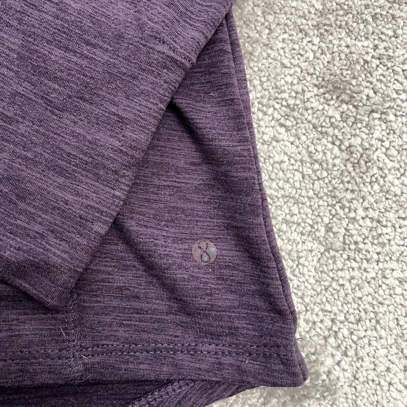 Layer 8 Layer 8 Qwick Dry Prince Symbol Mock Active Jacket Womens Medium Purple Athletic Outdoor Size M / US 6-8 / IT 42-44 - 6 Thumbnail