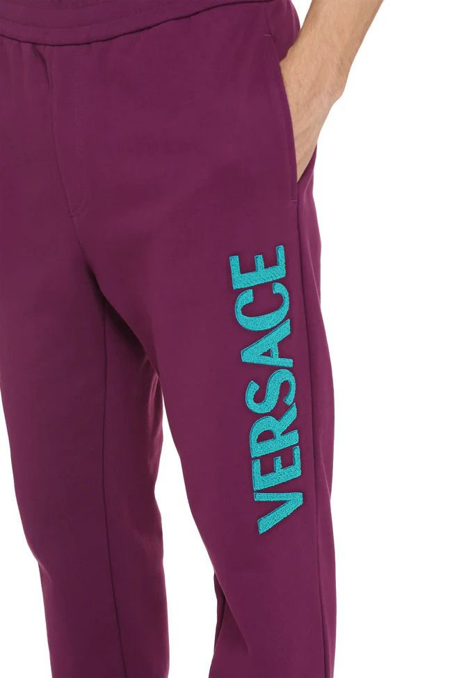 Versace o1y0525 Logo Jogger & Sweatpant in Purple Size US 34 / EU 50 - 5 Thumbnail