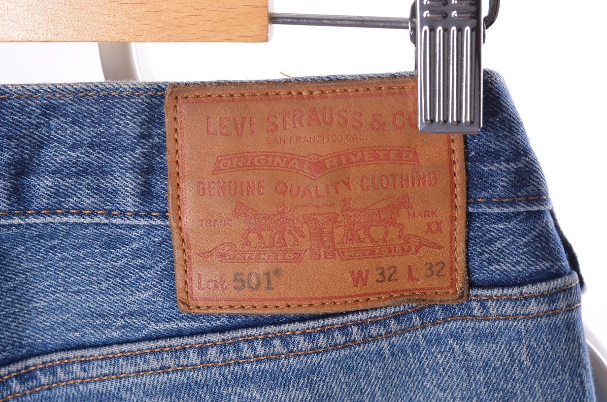 Levi's × Vintage LEVIS PREMIUM BIG E 501 FADED DENIM JEANS fits w33 Size US 32 / EU 48 - 7 Thumbnail