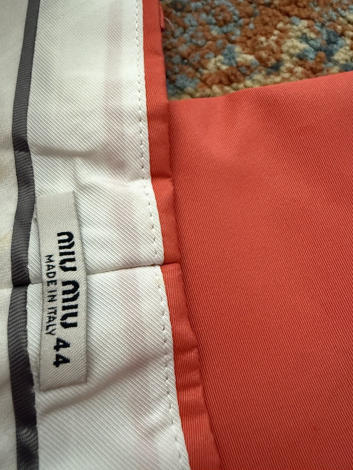 Miu Miu Miu Miu Wmns Nylon Coral Pants Size 30" / US 8 / IT 44 - 10 Thumbnail
