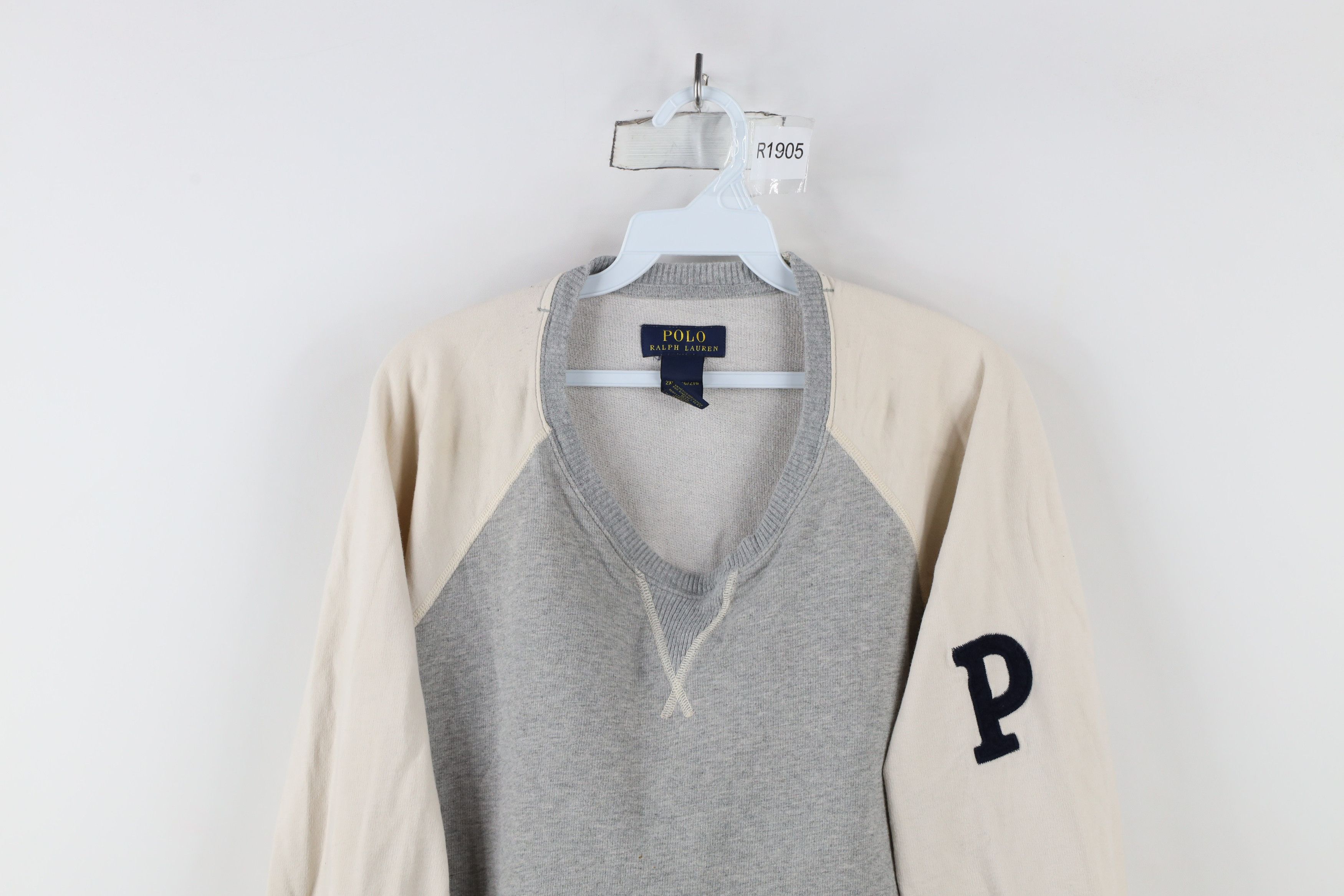 Ralph Lauren × Vintage Vintage Y2K Ralph Lauren Knit Long Sleeve T-Shirt Gray Size US XXL / EU 58 / 5 - 2 Thumbnail