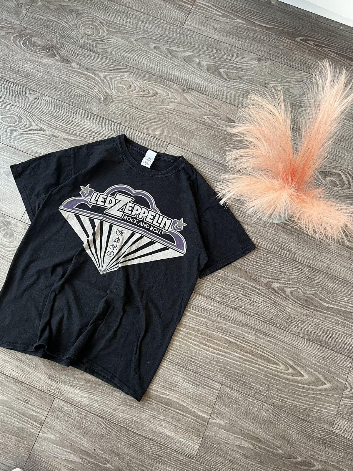 Band Tees × Vintage ‼️Led Zeppelin Archival Vintage Rock Band T-shirt‼️ Size US L / EU 52-54 / 3 - 5 Thumbnail