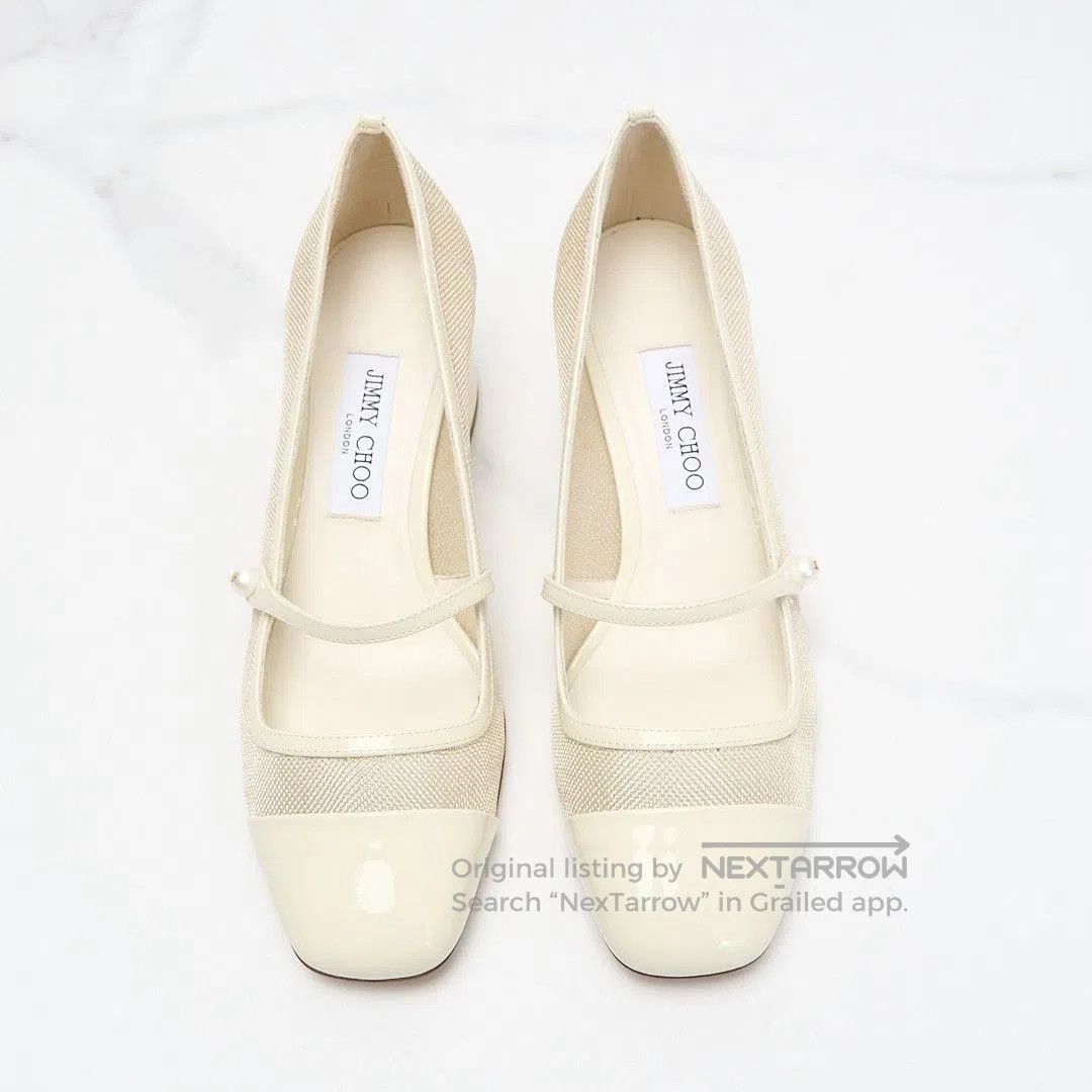 Jimmy Choo Jimmy Choo Women's Elisa 45 Square Toe Block Heel. Size US 6 / IT 36 - 4 Thumbnail