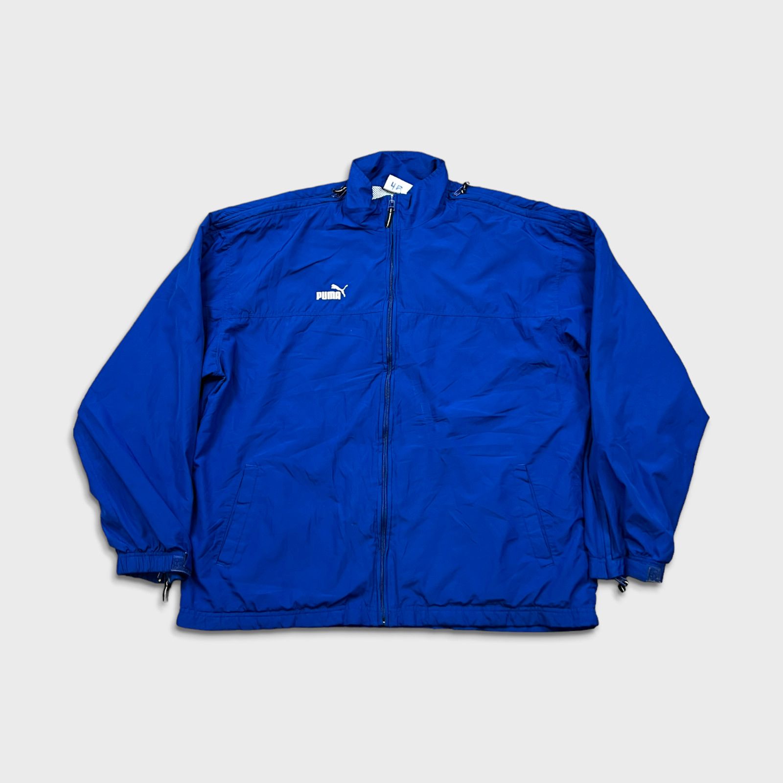 Puma × Vintage Vintage Puma Jacket Large Spell Out Bomber 90s Windbreaker Size US L / EU 52-54 / 3 - 1 Thumbnail