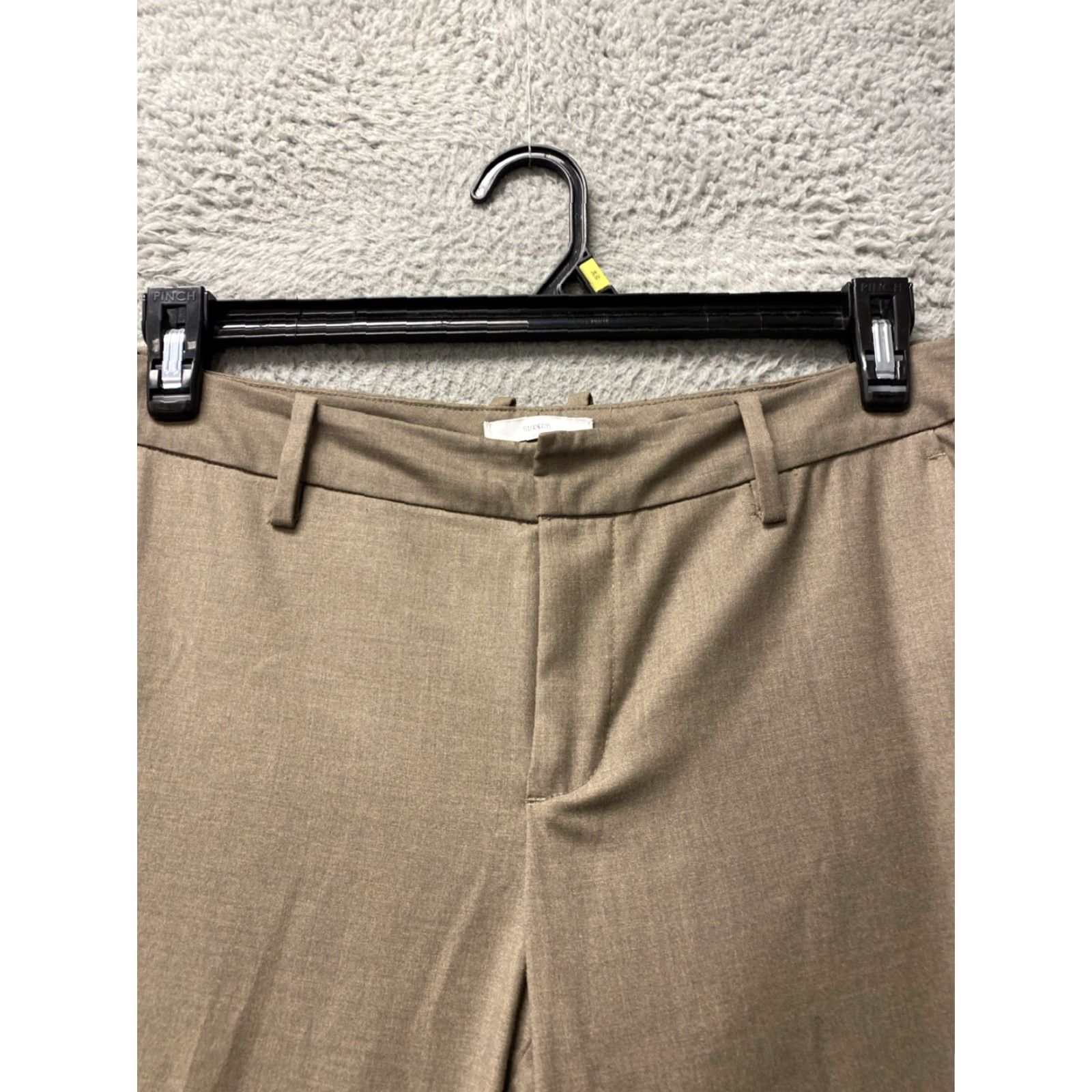 Gap Gap Wide Leg Pants Women Regular 6R Brown 32x30 Full Length Polyester Blend Pockets Zipper Button City Preppy Vintage No Mens Womens Boys Girls Size 28" / US 6 / IT 42 - 2 Thumbnail