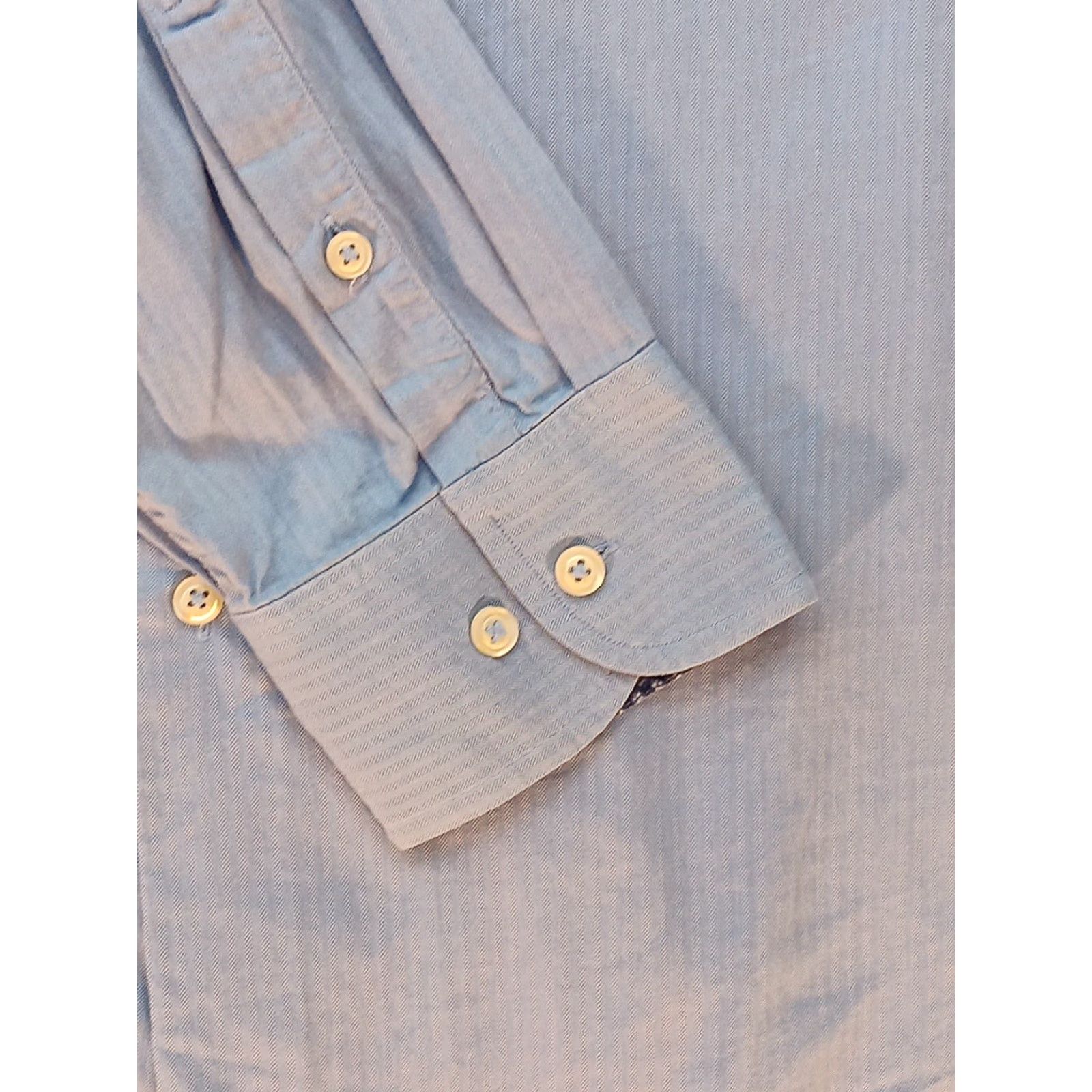 Tommy Bahama Tommy Bahama Shirt Men's XLT Light Blue Button-Up Long Sleeve 100% Pima Cotton Casual Outdoor Regular Fit Button-Down Collar Mens Shirt Size US XL / EU 56 / 4 - 7 Thumbnail