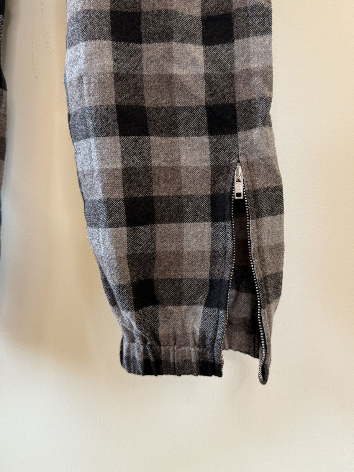 Rick Owens "TRACK PANTS" // LARRY // Plaid Wool Joggers Size US 30 / EU 46 - 3 Thumbnail
