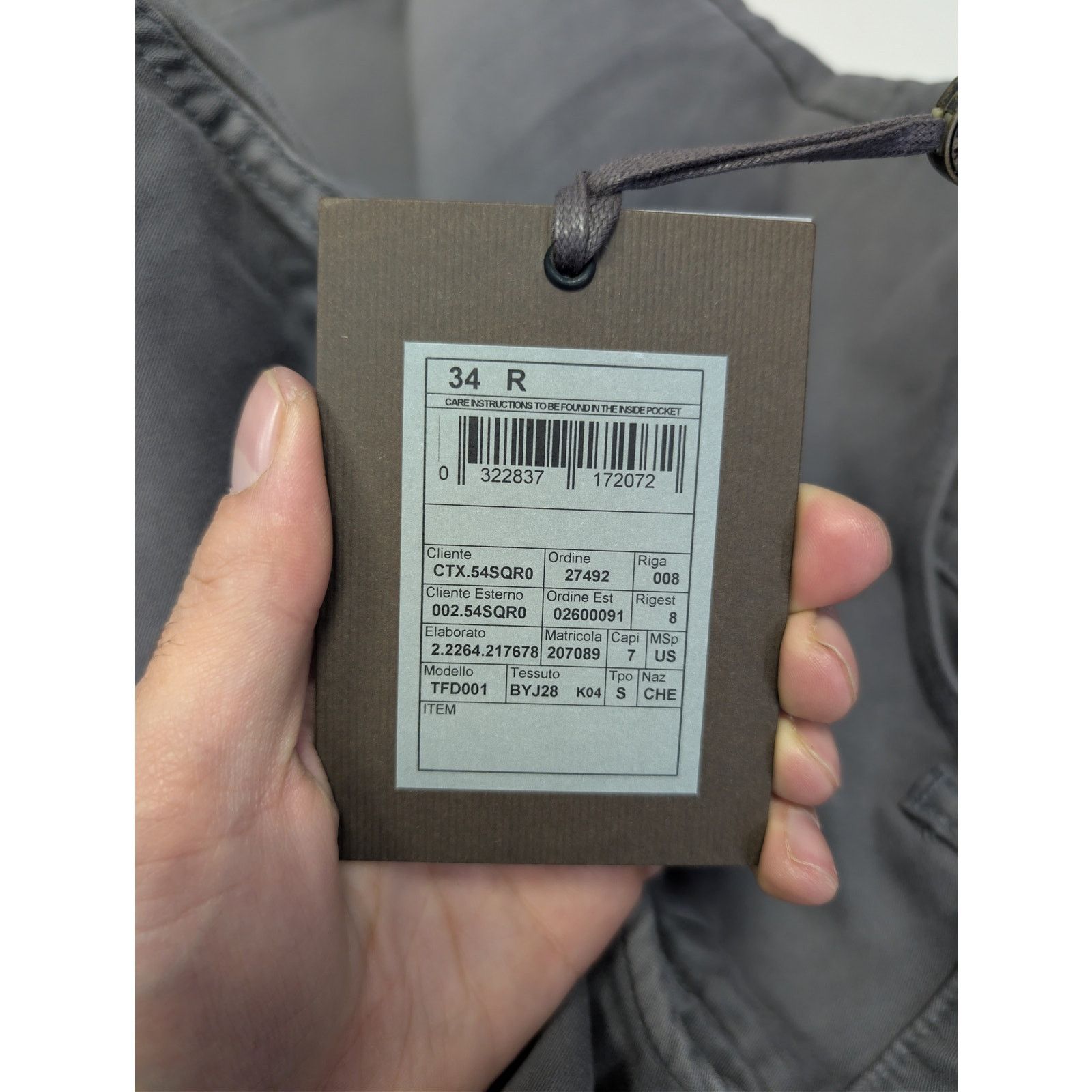 Tom Ford o1rshd1 Slim Fit Denim Jeans in Grey Size US 34 / EU 50 - 22 Thumbnail