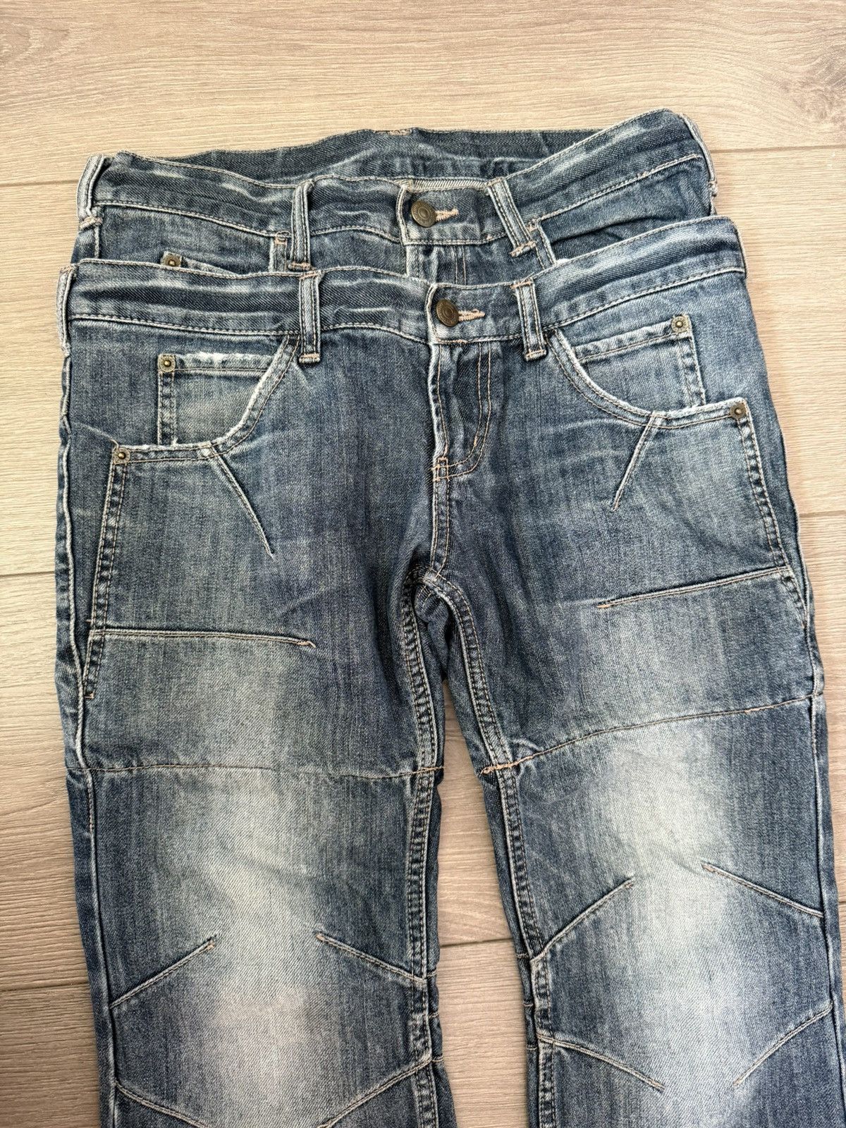 PPFM PPFM DOUBLE WAIST DENIM JEANS Size US 30 / EU 46 - 7 Thumbnail