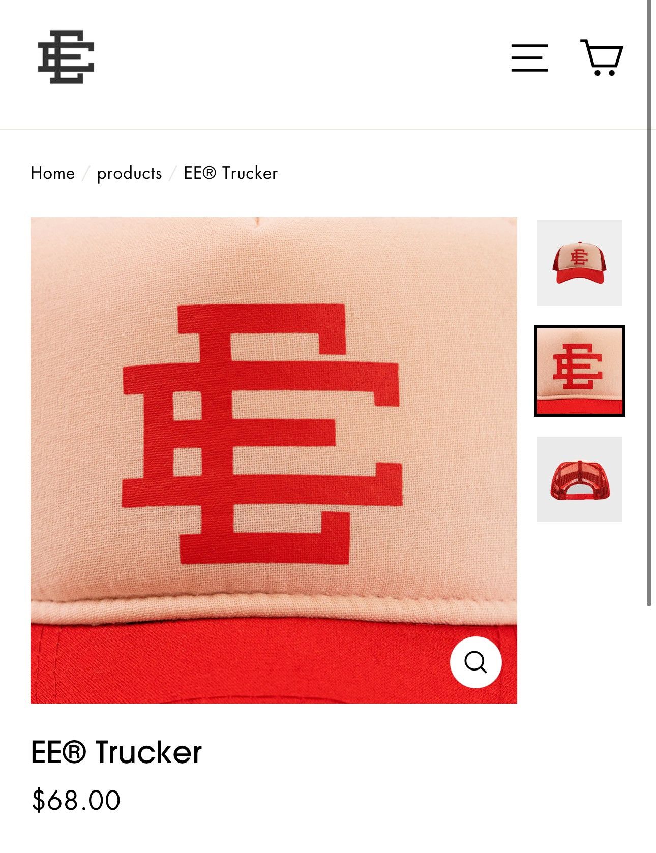 Eric Emanuel NEW Eric Emanuel Trucker Hat Valentines Size ONE SIZE - 12 Thumbnail