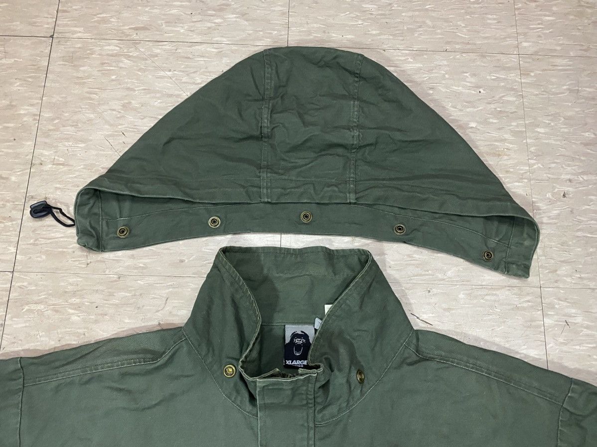Vintage × X-LARGE X large jacket men plain with hooded Size US XL / EU 56 / 4 - 10 Thumbnail