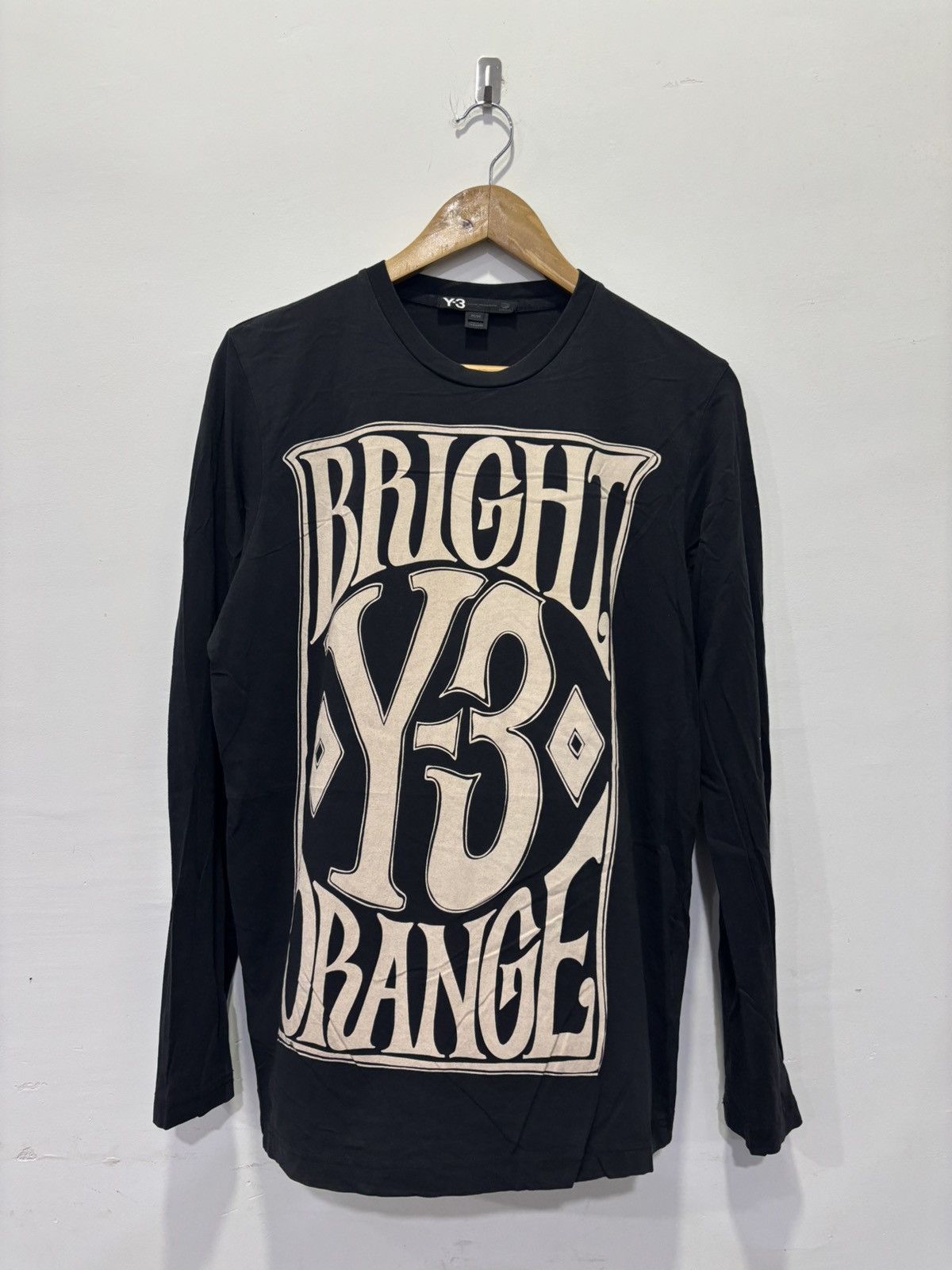 Adidas × Yohji Yamamoto Y3 Yohji Yamamoto Bright Orange Longsleeve Shirt Size US M / EU 48-50 / 2 - 1 Thumbnail