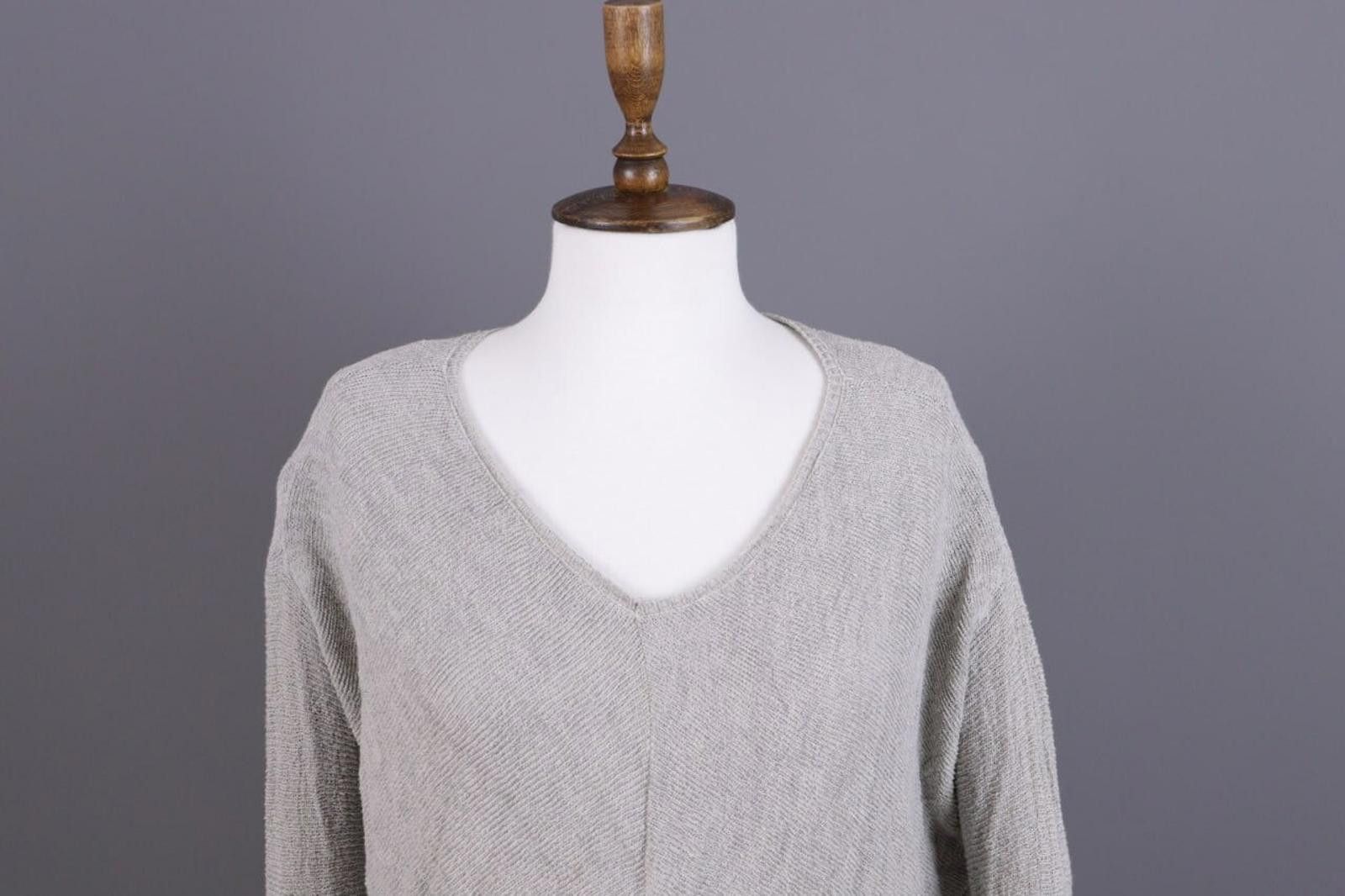 Transit Transit Par Such Gray Lagenlook Knit Sweater Size 1 / S Size S / US 4 / IT 40 - 3 Thumbnail