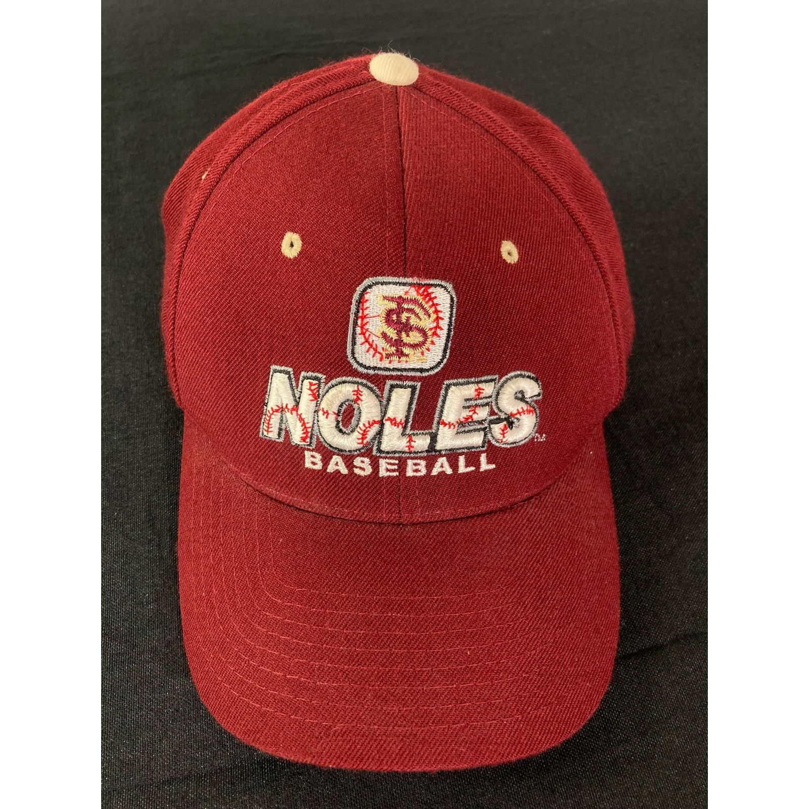 Zephyr NCAA Wool Seminoles Noles Baseball Hat Red One Size Size ONE SIZE - 2 Thumbnail