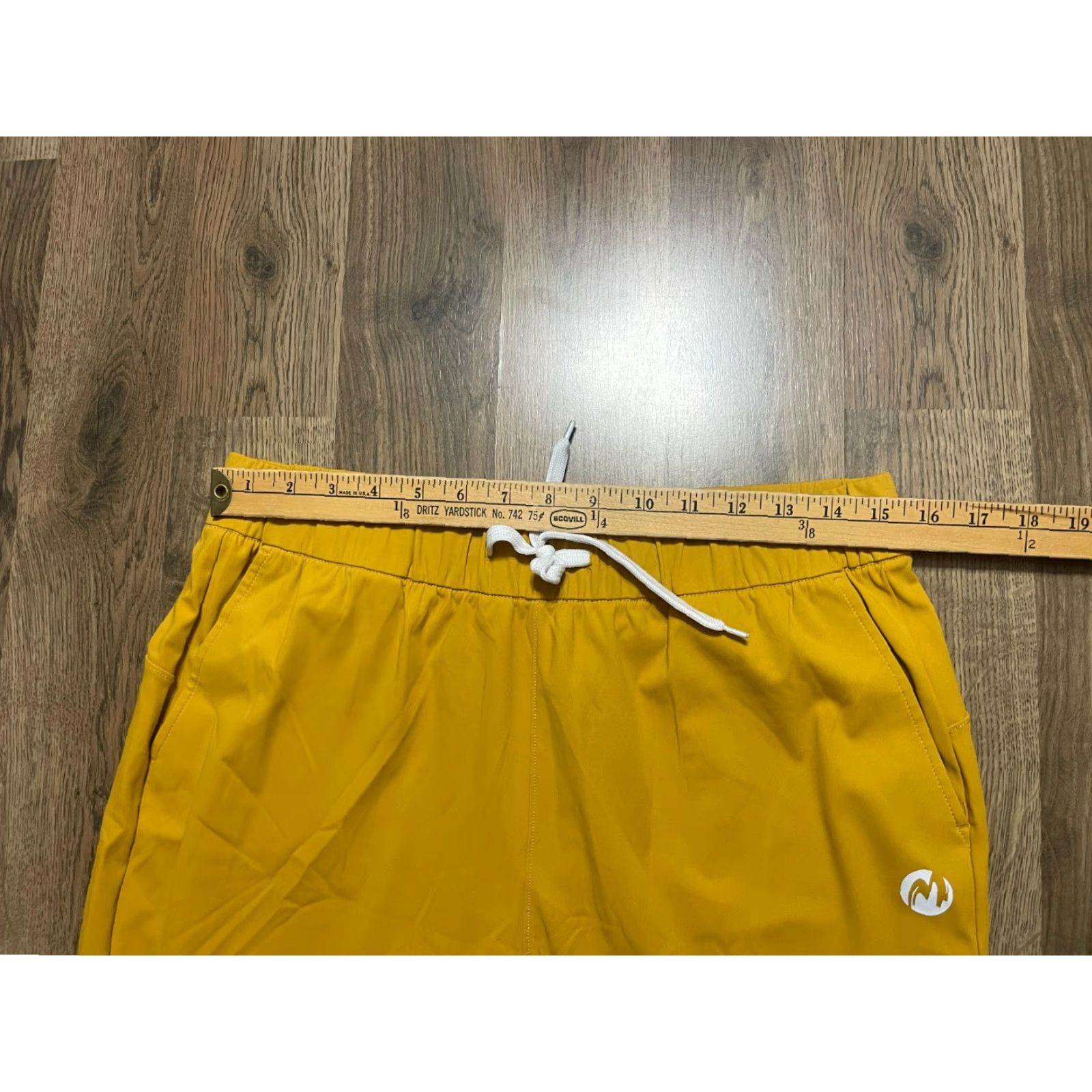 Vintage Moteepi Pants Women L Yellow Tie Waist Joggers Pant Tapered Casual Fall Spring Summer Regular Womens Size 36" / US 14 / IT 50 - 5 Thumbnail