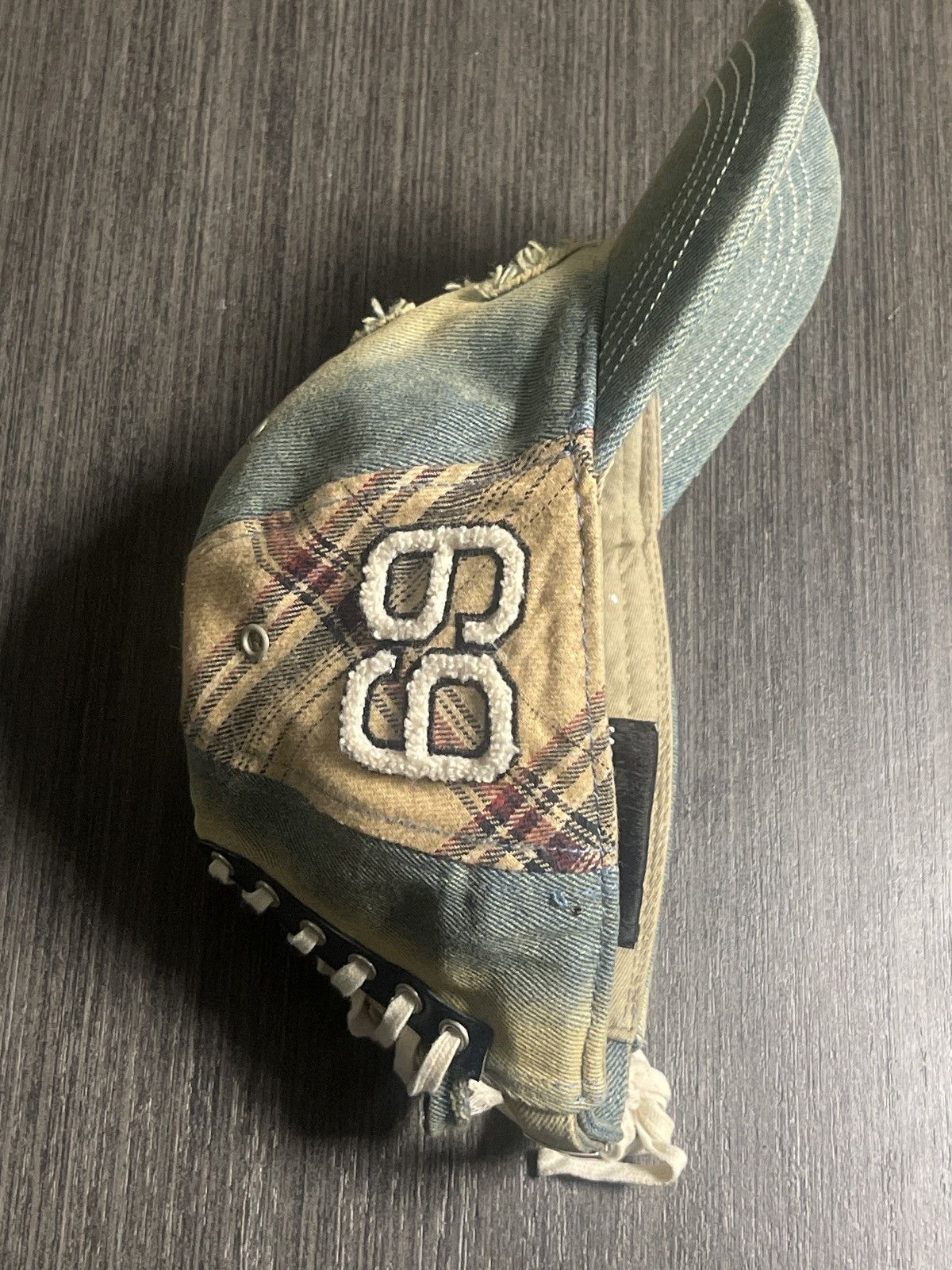 Racer Worldwide Denim plaid cap Size ONE SIZE - 3 Thumbnail
