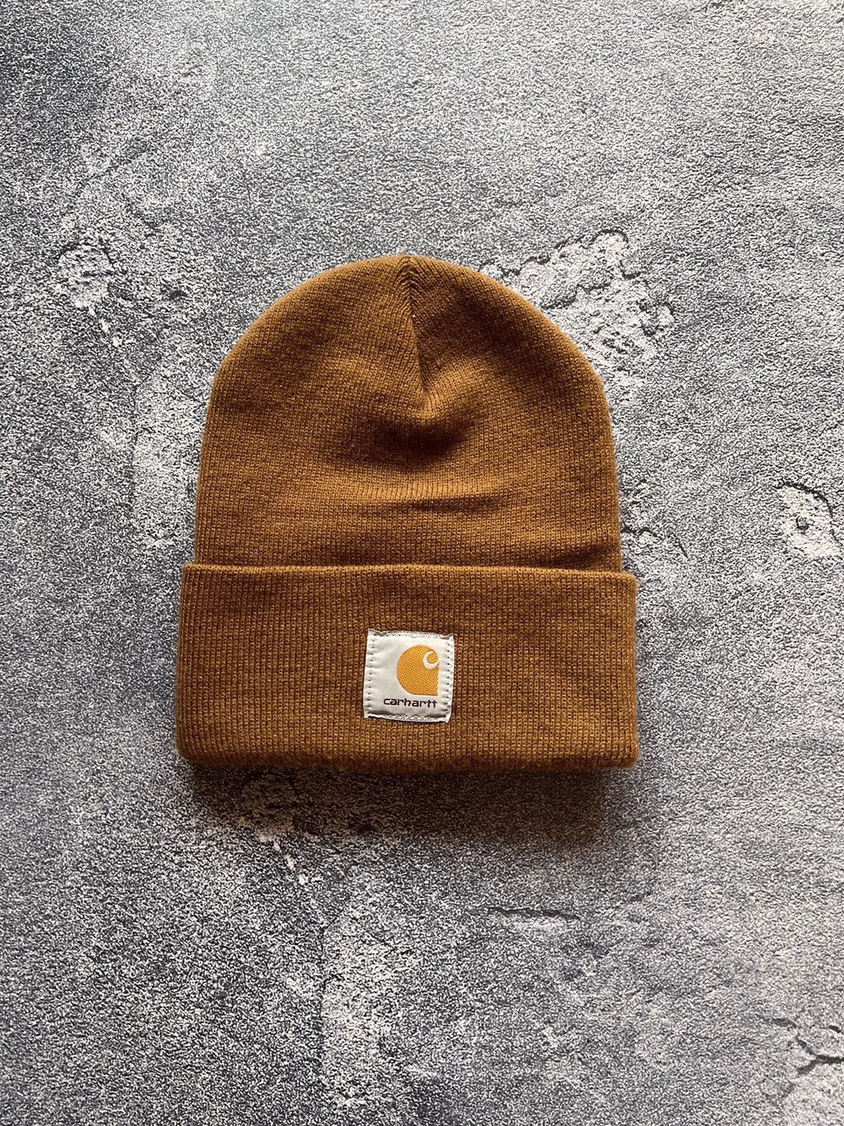 Carhartt × Vintage Carhartt Brown Cuff Beanie Hat OS Size ONE SIZE - 1 Thumbnail