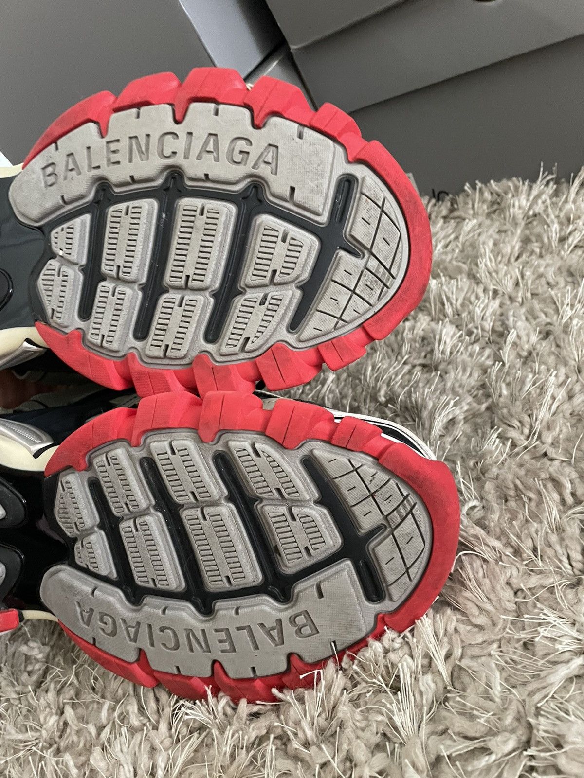 Balenciaga Balenciaga Track 2 black/Grey/Red Size US 12 / EU 45 - 9 Thumbnail