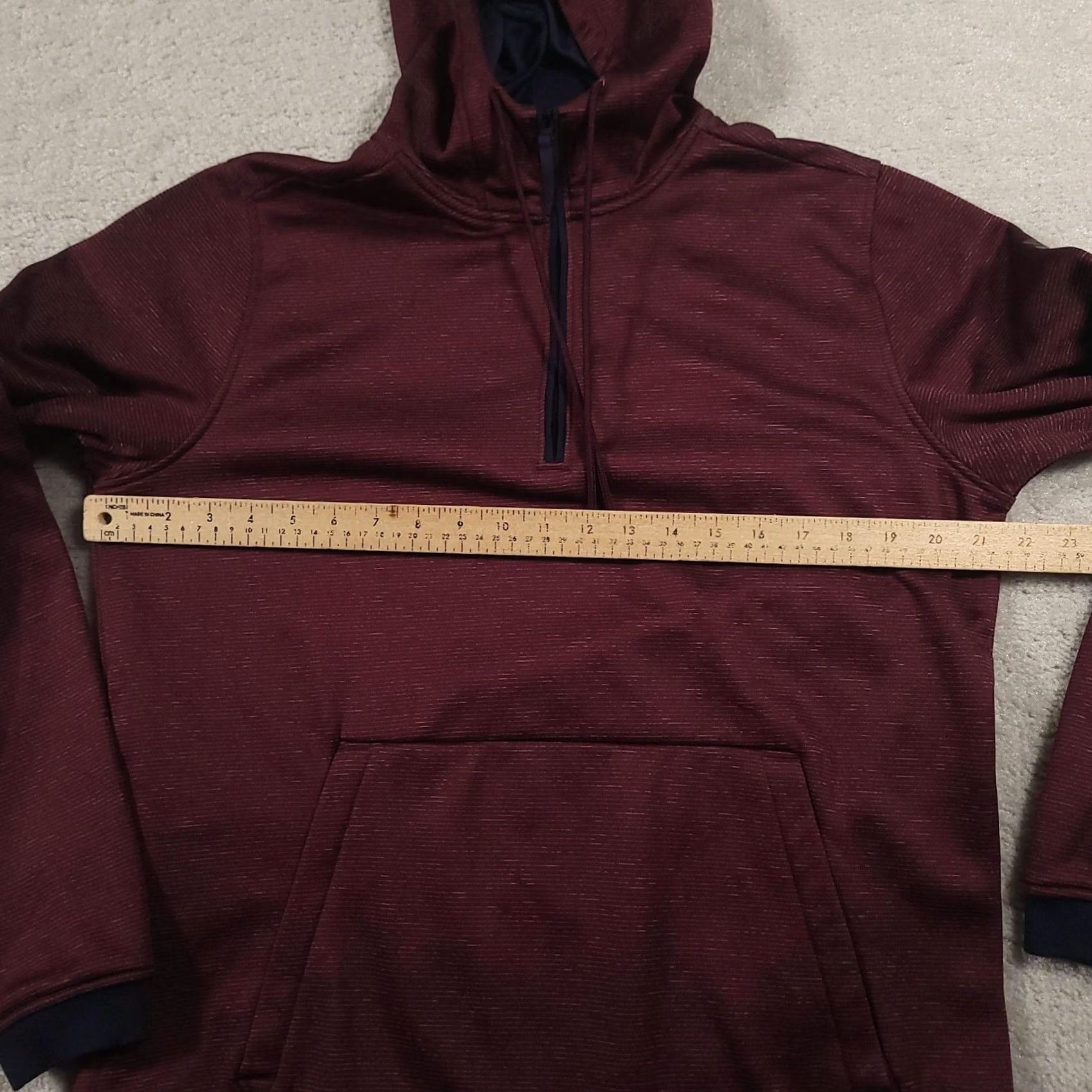 Under Armour Under Armour Hoodie Mens Medium Red ColdGear Pullover Fitted Athletic Sweatshirt Size US M / EU 48-50 / 2 - 4 Thumbnail
