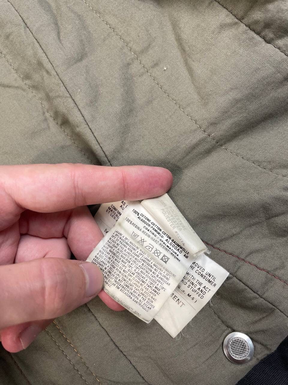 Diesel Vintage 90s Diesel Wax Jacket Distressed Y2K Size US L / EU 52-54 / 3 - 16 Thumbnail