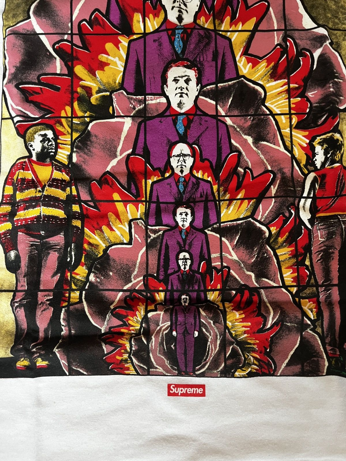 Supreme Supreme Gilbert and George t-shirt Medium White Size US M / EU 48-50 / 2 - 2 Thumbnail