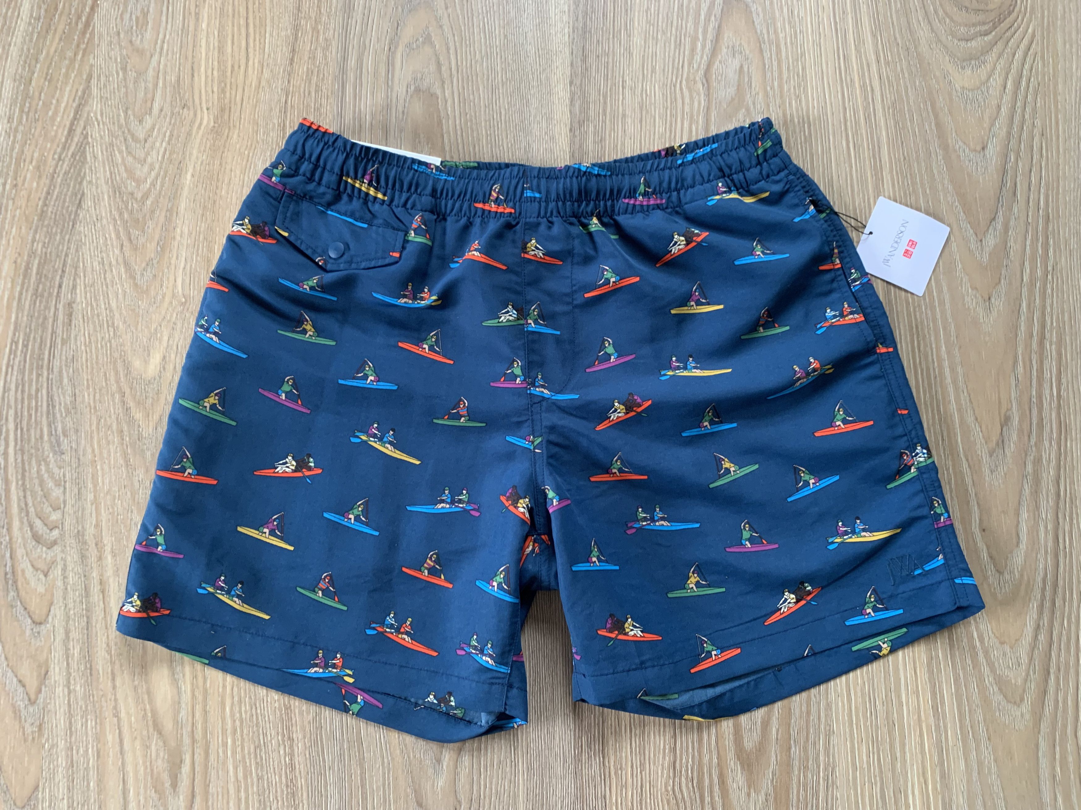 JW Anderson × Japanese Brand × Uniqlo Uniqlo JW Anderson Mens Beach Swim Shorts Size US 30 / EU 46 - 2 Thumbnail