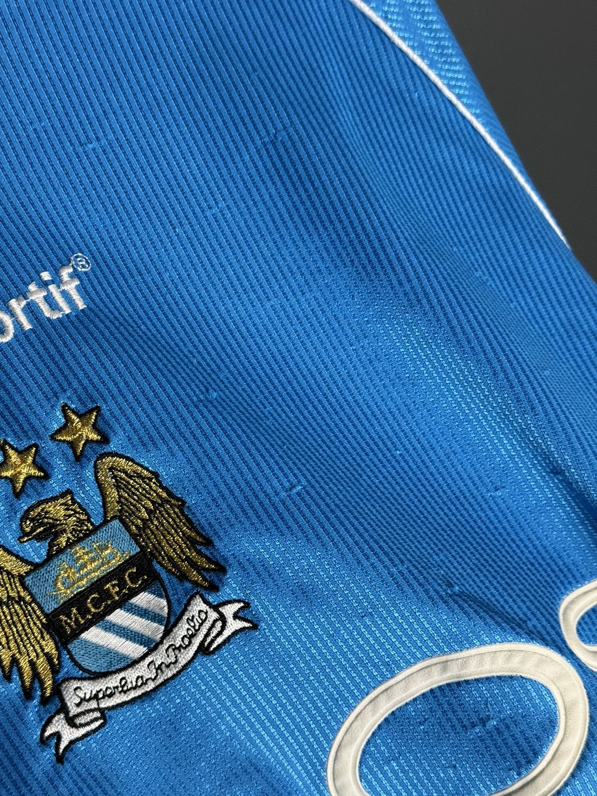 Le Coq Sportif Manchester City 99/01 Home Football Jersey Size US M / EU 48-50 / 2 - 9 Thumbnail