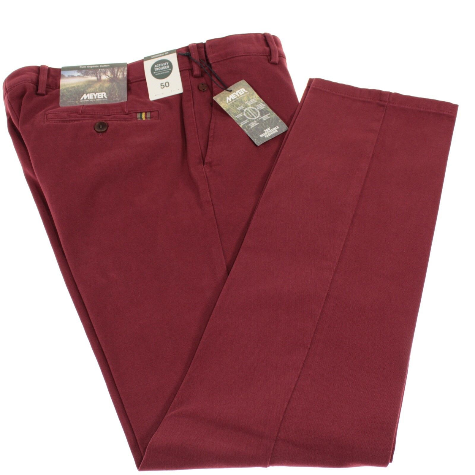 Other Meyer New with tags Chinos Size 34 US In Red Size US 34 / EU 50 - 2 Thumbnail