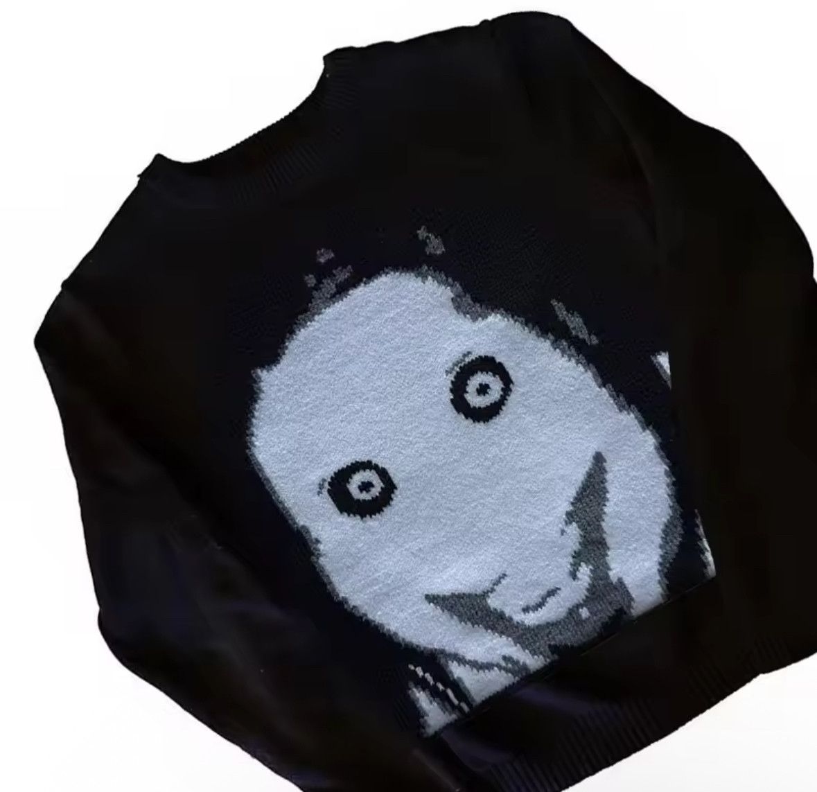Other Gothic Y2K Anime Jacquard Pullover Knit Oversized Sweater Size US L / EU 52-54 / 3 - 2 Thumbnail