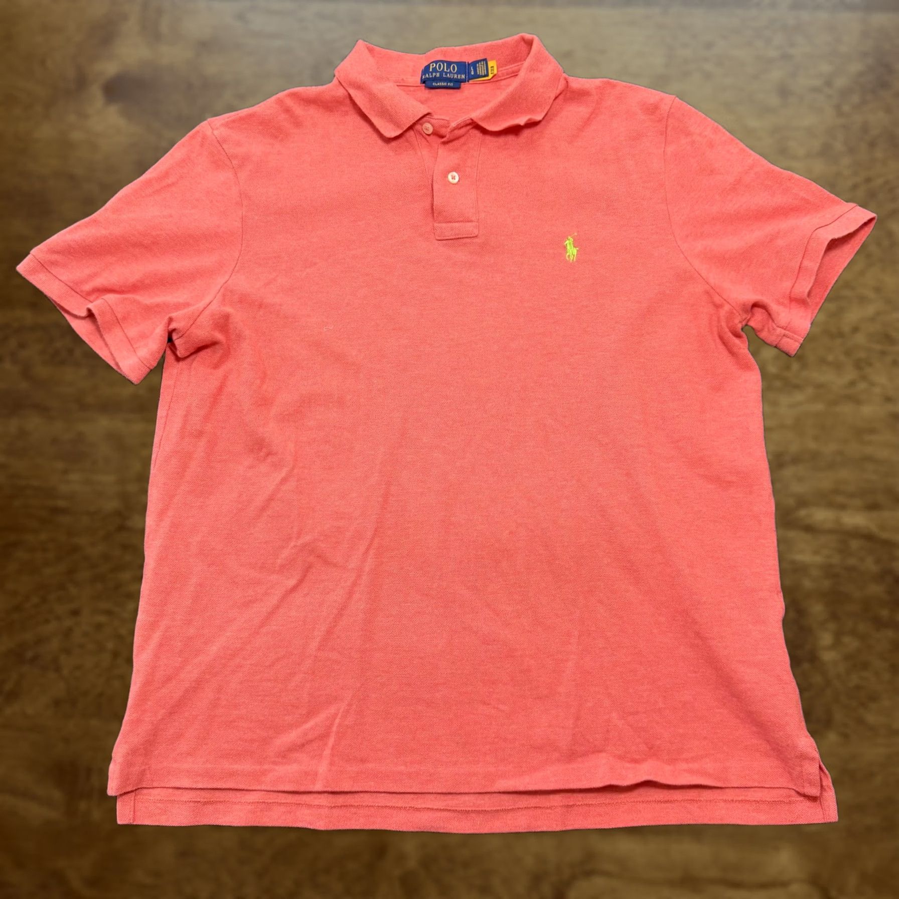 Polo Ralph Lauren Polo Ralph Lauren Polo Shirt Mens Large Pink Classic Fit Pony Logo Casual Size US L / EU 52-54 / 3 - 1 Thumbnail