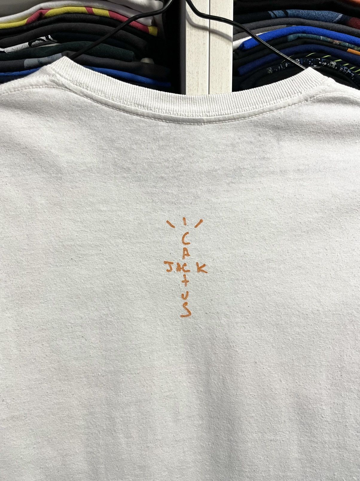 Travis Scott Travis Scott Cactus Jack Flame Logo T-Shirt Size S White Size US S / EU 44-46 / 1 - 13 Thumbnail