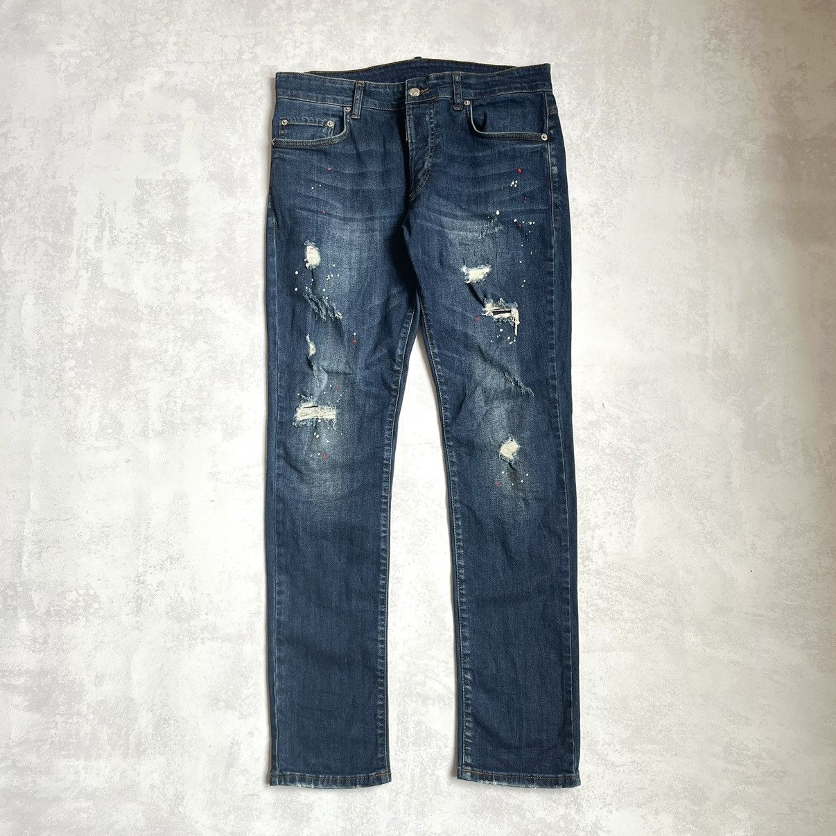 Dsquared2 × Jean Dsquared Jeans Denim Trousers Blue pants Size US 30 / EU 46 - 1 Thumbnail