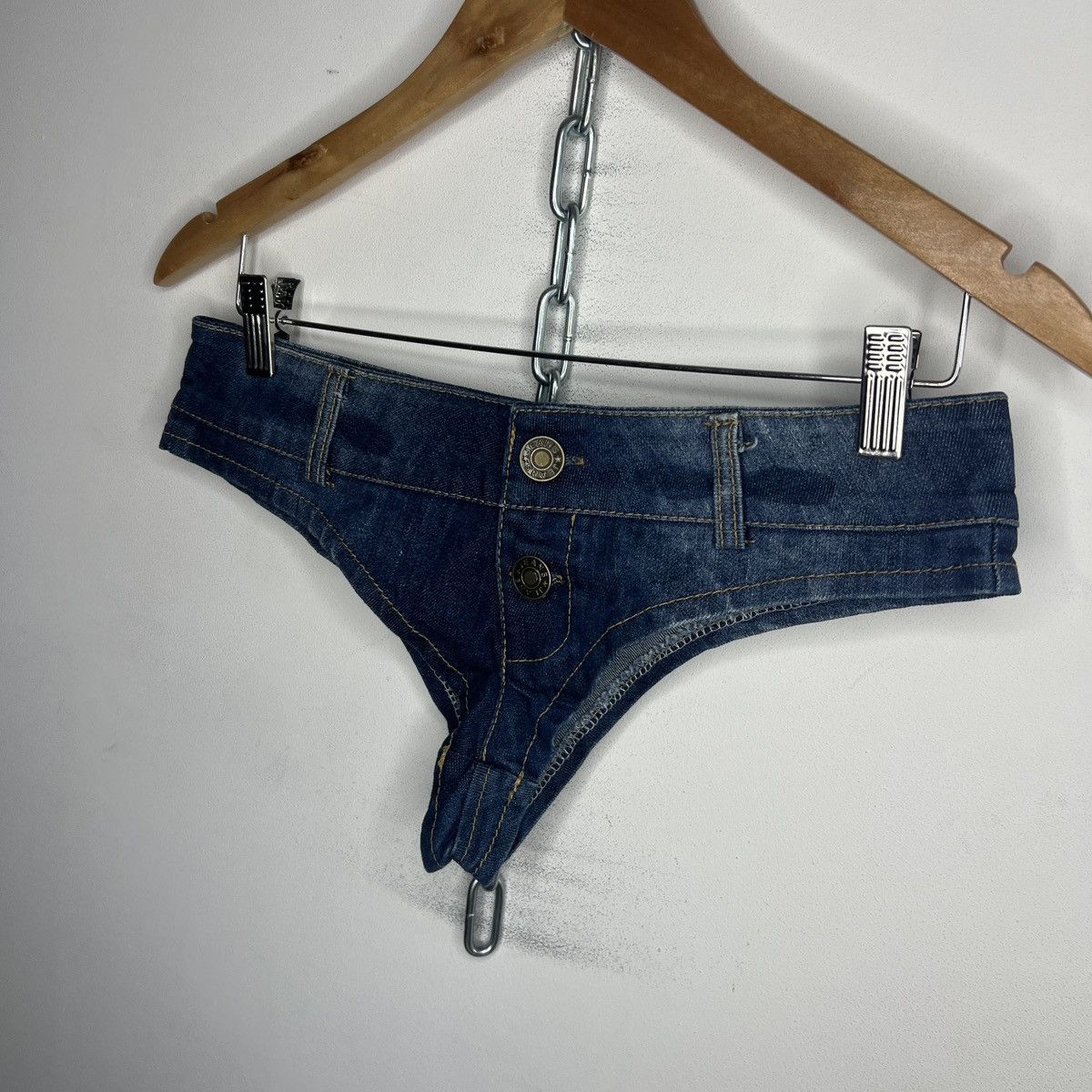 Miss Sixty Vintage Y2K Miss Sixty Style Denim Hot Pants Mini Shorts Size 28" / US 6 / IT 42 - 3 Thumbnail