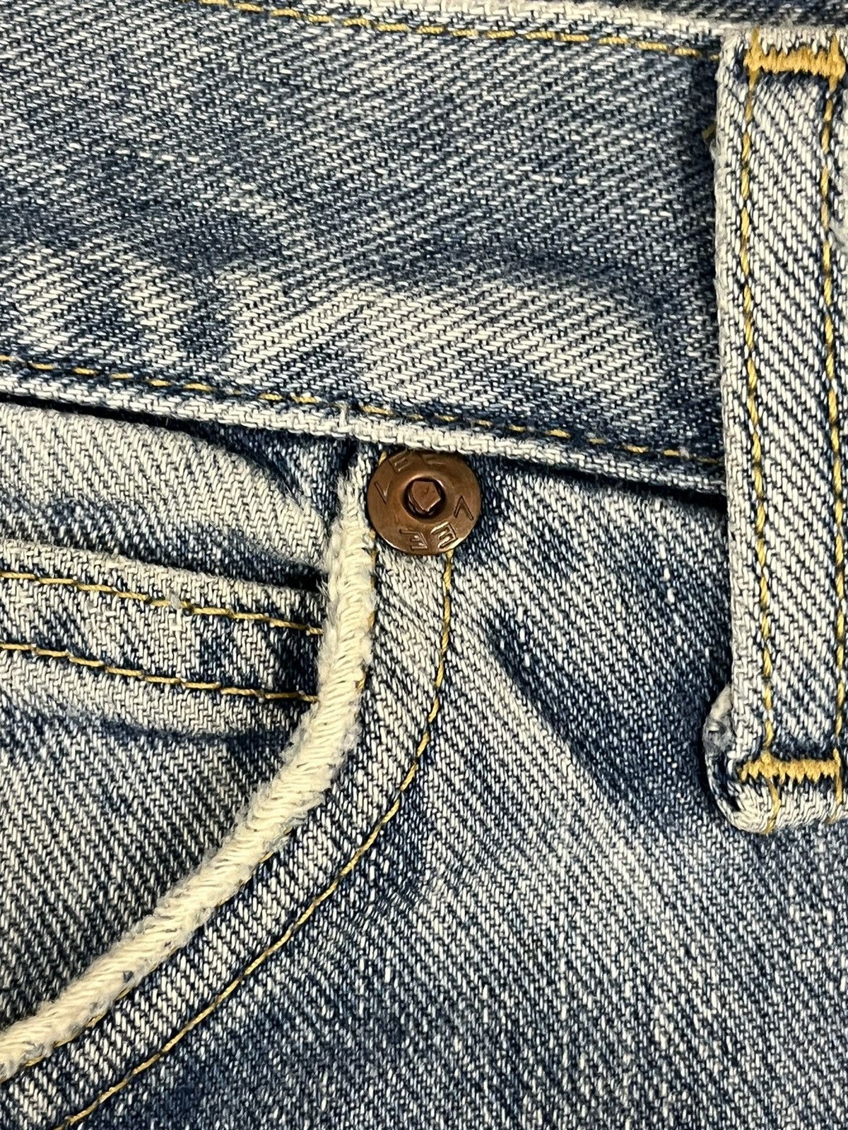 Lee Vintage Lee Riders Sanforized Distressed Denim Size US 33 - 6 Thumbnail
