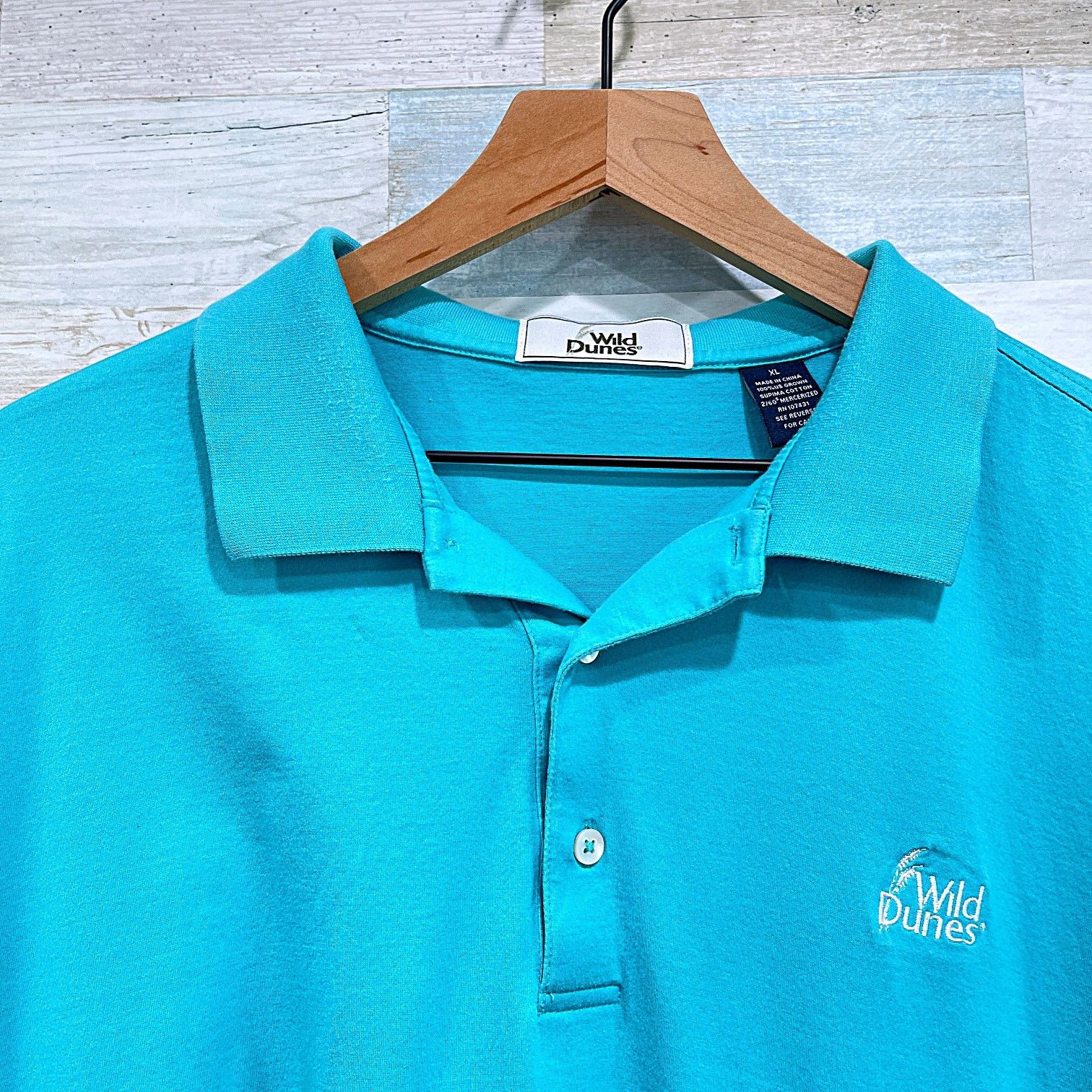 Other Wild Dunes Resort Supima Polo Shirt Blue Golf Mens XL Size US XL / EU 56 / 4 - 2 Thumbnail