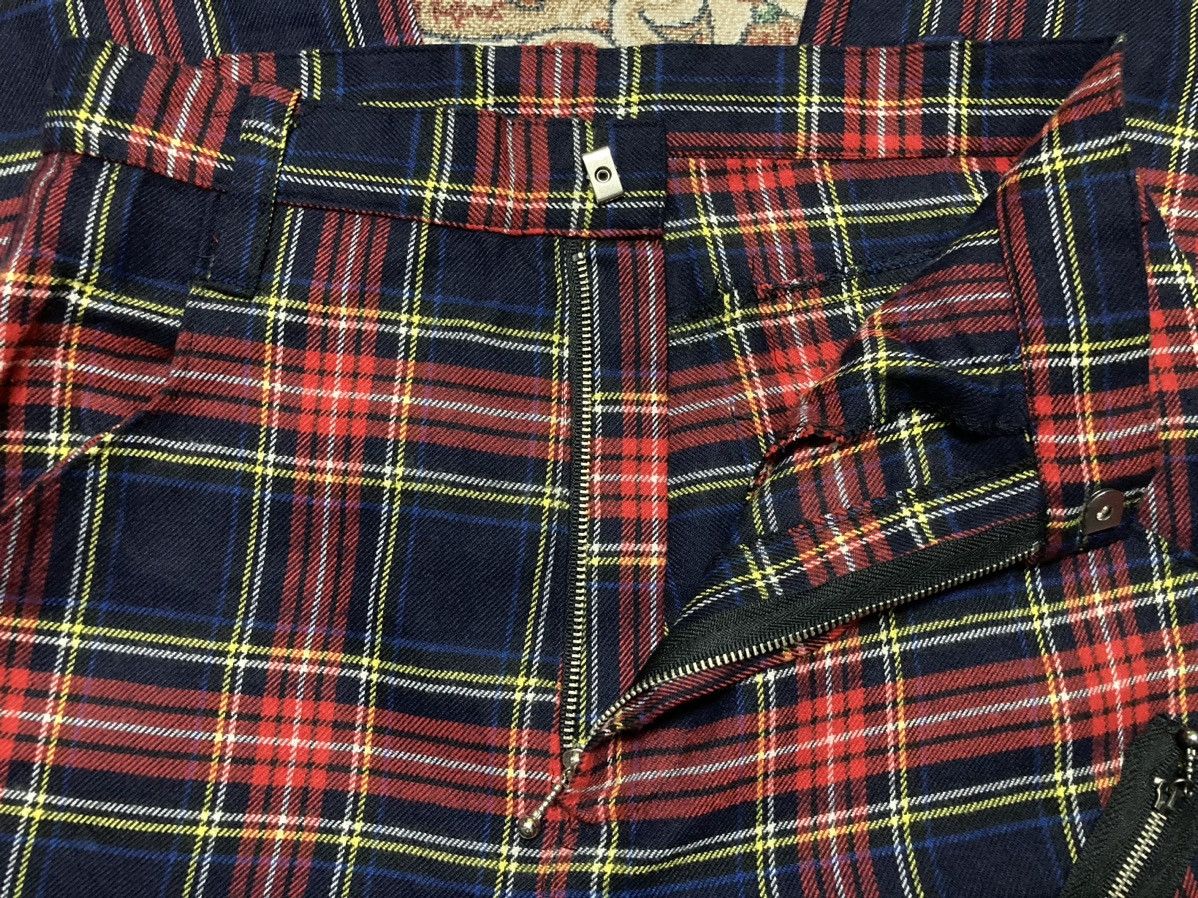 Japanese Brand × Seditionaries RICHARDS Red Tartan Plaid Mod Punk Rock Zip Bondage Pant Size 25" / US 0 / IT 36 - 8 Thumbnail
