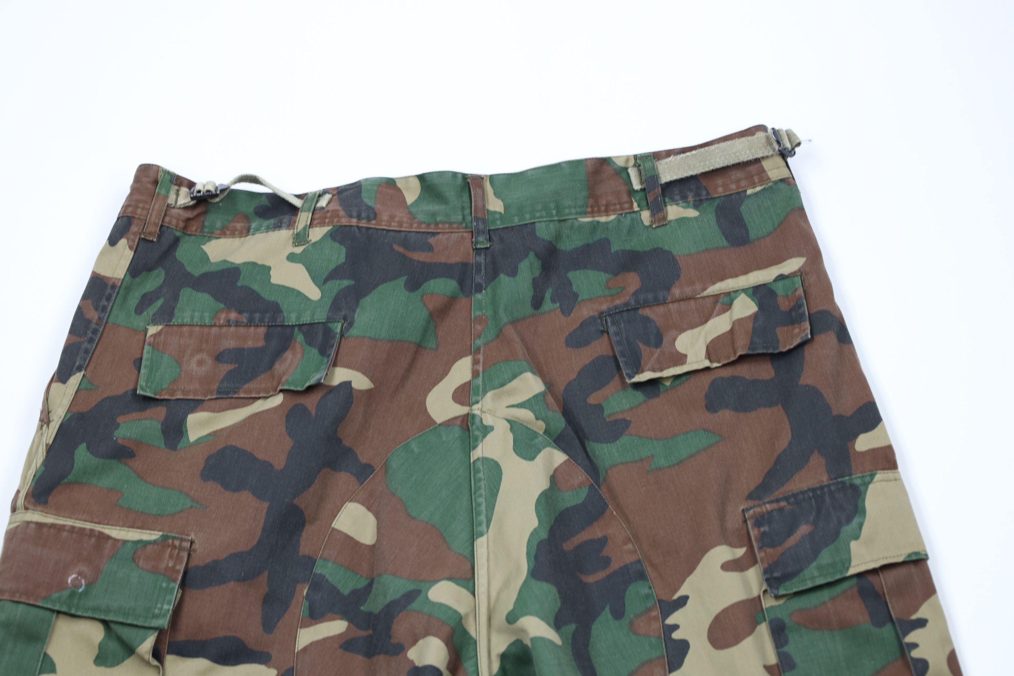 Vintage Vintage 90s Streetwear Wide Leg Woodland Camouflage Pants Size US 38 / EU 54 - 10 Thumbnail