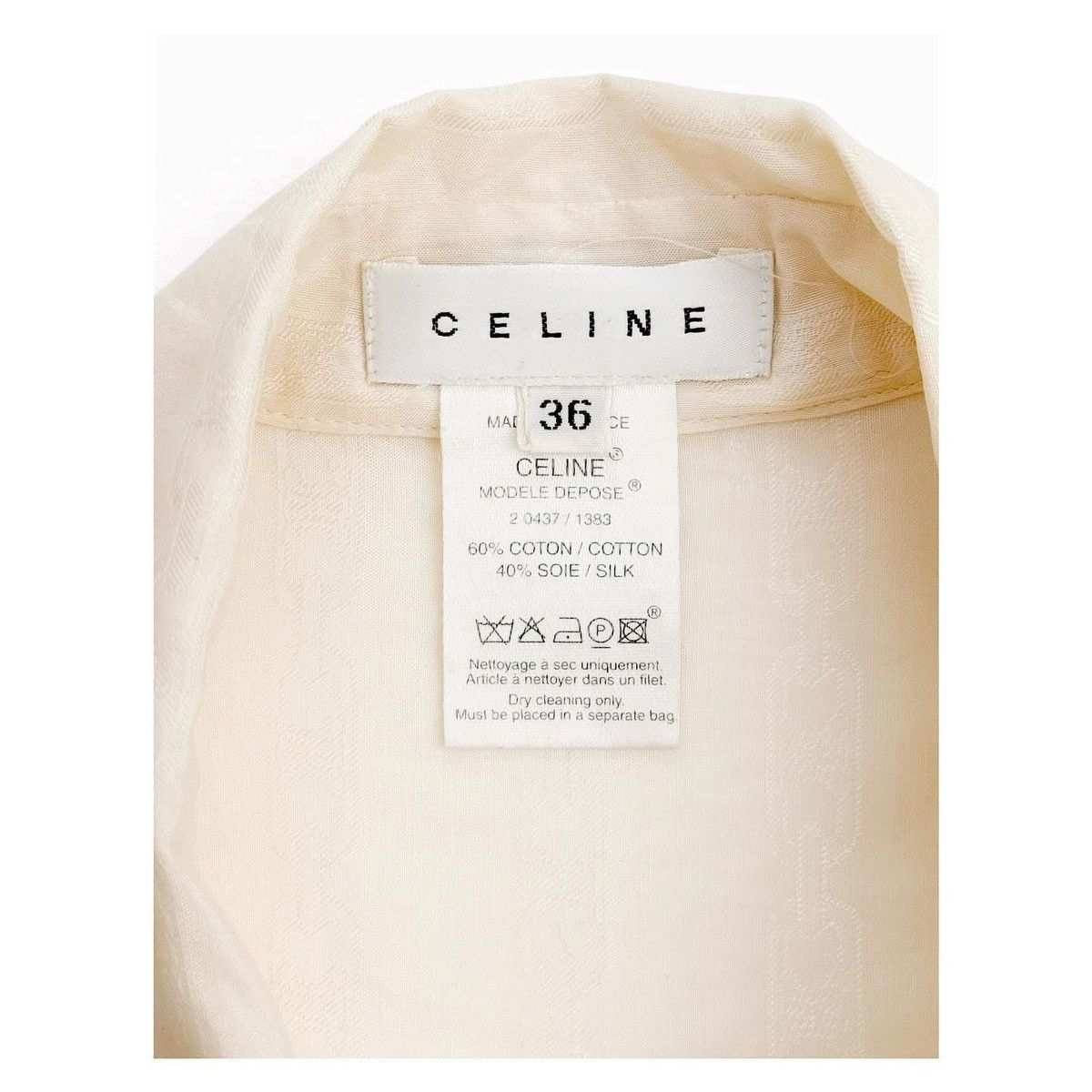 Celine Celine Silk Blouse Size XS / US 0-2 / IT 36-38 - 3 Thumbnail