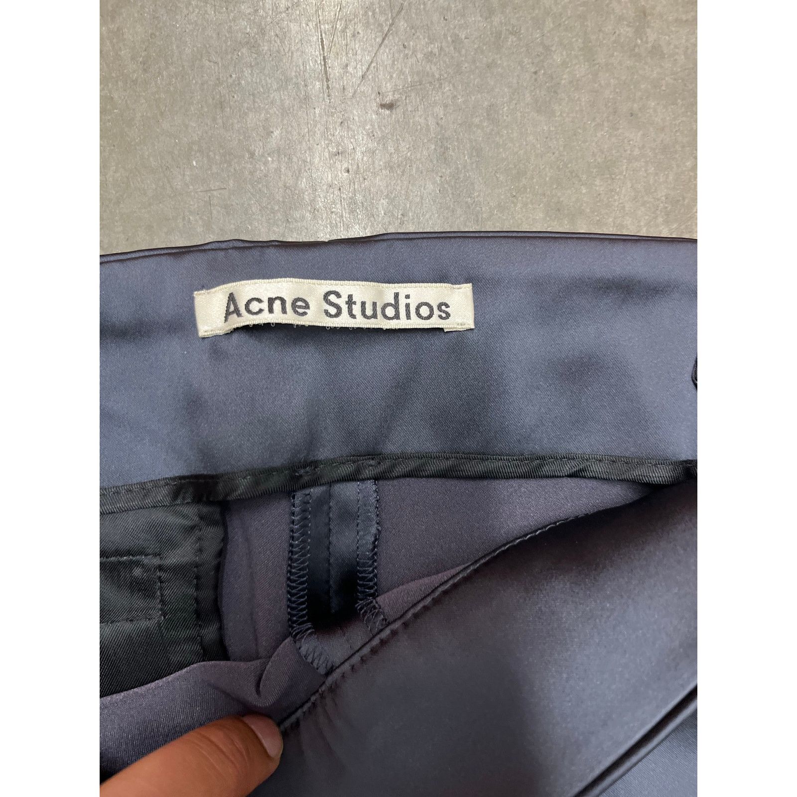 Acne Studios Acne Studios - HEY satin Pants / size 36 / Grey Size 28" / US 6 / IT 42 - 5 Thumbnail