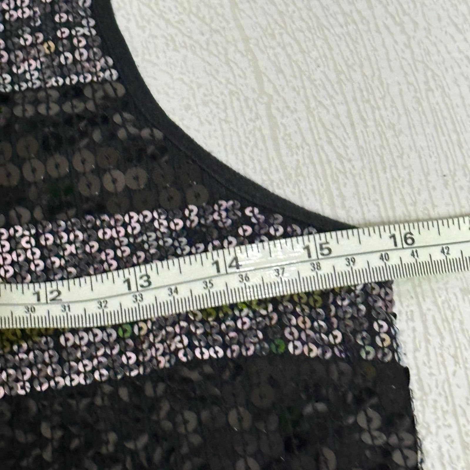 Other MICHAEL Michael Kors Black Knit Sequined Tank Top Size Large Size L / US 10 / IT 46 - 5 Thumbnail