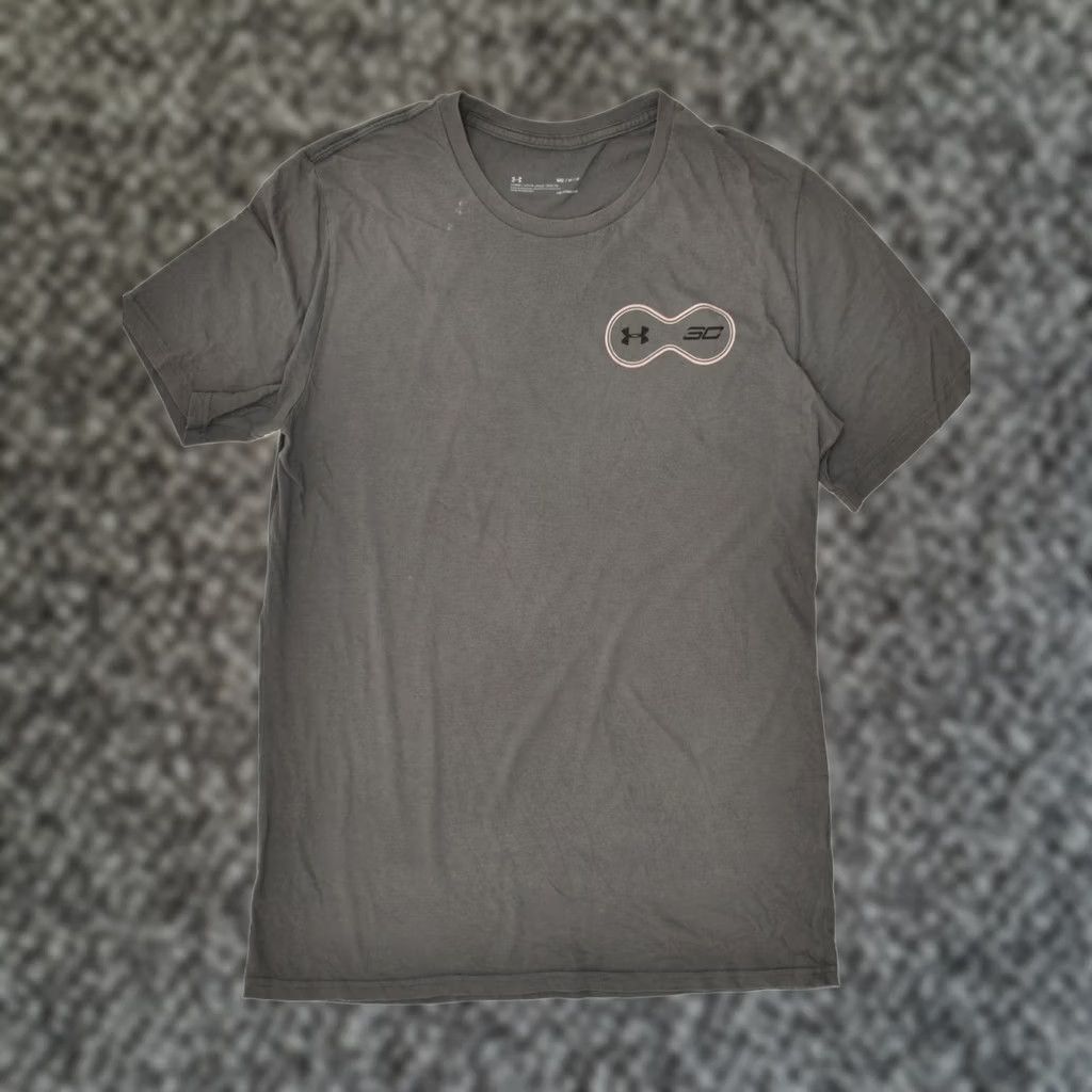 Under Armour UNDER ARMOUR Womens Graphic T-Shirt Top UK 14 Medium Grey Size M / US 6-8 / IT 42-44 - 1 Thumbnail