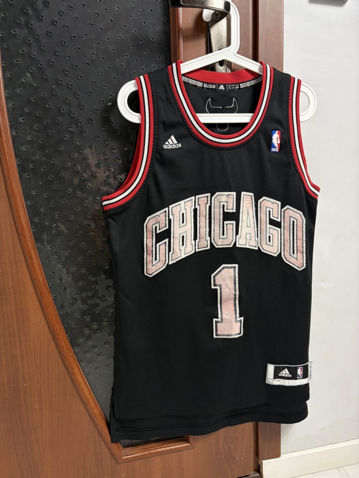 Adidas Adidas Chicago Bulls Jersey Baseball Rose #1 Streetwear Mens Size US S / EU 44-46 / 1 - 3 Thumbnail