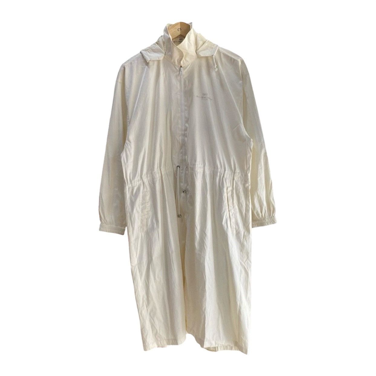 Balenciaga Vintage Balenciaga Golf Long Nylon Parka Hooded Raincoat Size US XL / EU 56 / 4 - 1 Thumbnail