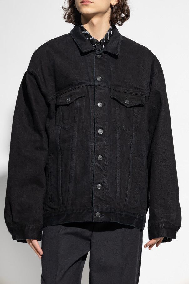 Balenciaga o1mt1gz0924 Oversized Jacket in Black Size US M / EU 48-50 / 2 - 3 Thumbnail