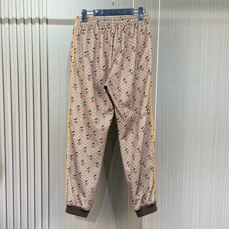 Gucci Gucci Size s Co-branded full print old flower Mickey trous Size US 32 / EU 48 - 2 Thumbnail