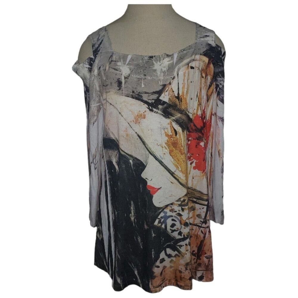 Designer CT1693 Impulse California Ladies Long Sleeve Top L Size L / US 10 / IT 46 - 2 Thumbnail