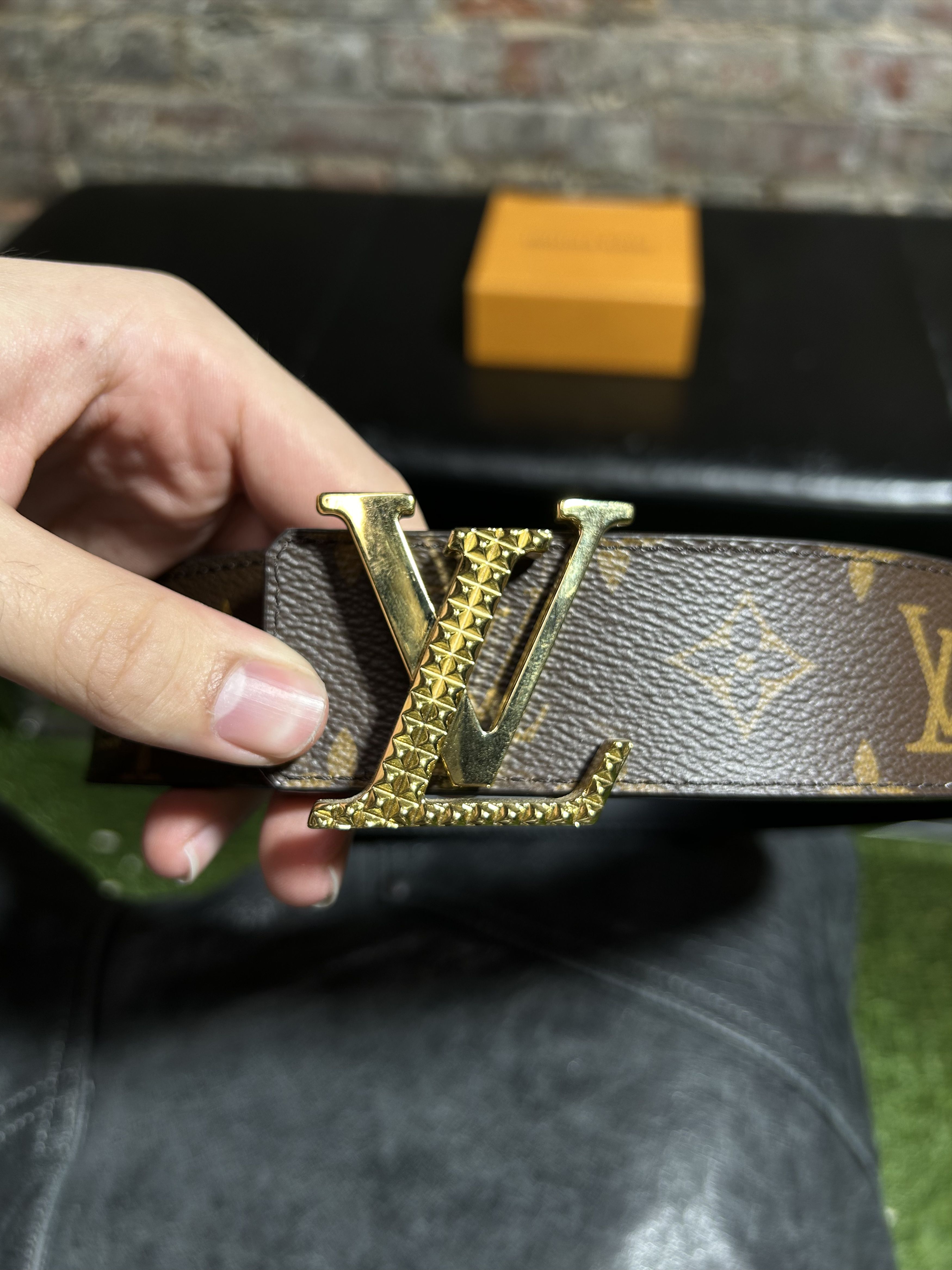 Louis Vuitton Louis Vuitton Monogram Belt Size 36 - 3 Thumbnail
