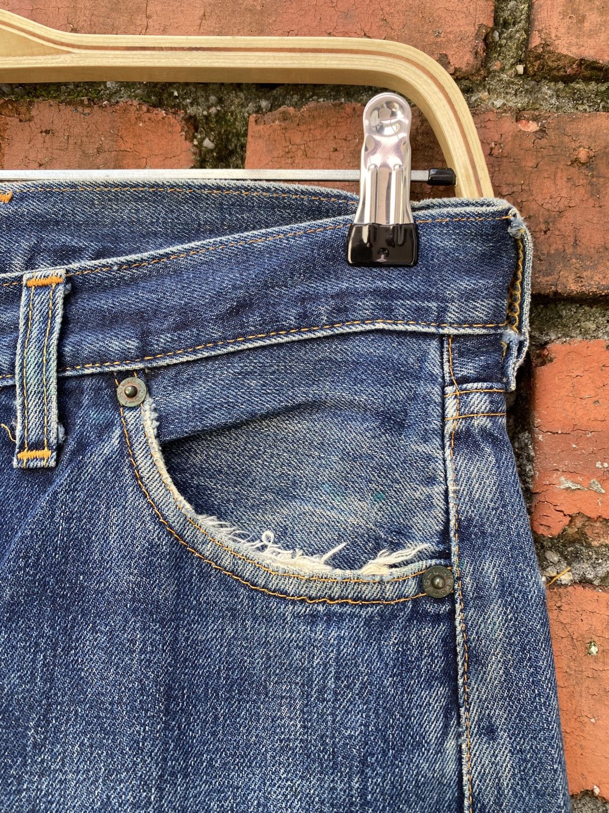 Levi's × Levi's Vintage Clothing × Vintage W31x31 vintage levi's 501ZX redline big E distressed Size US 31 - 4 Thumbnail